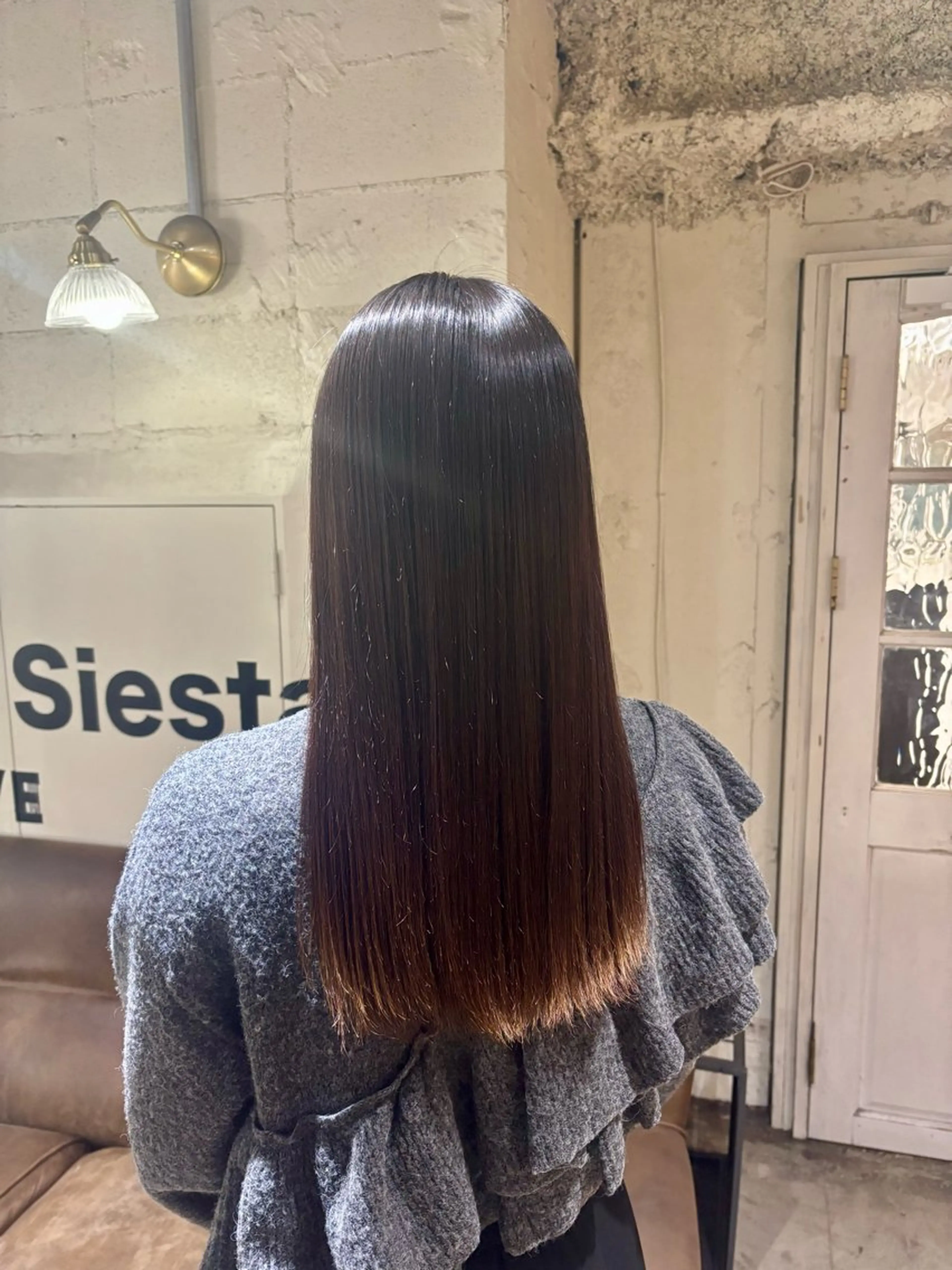 ロング 縮毛矯正 トリートメント 🍀うる艶カラー🍀 ayuのヘアスタイル