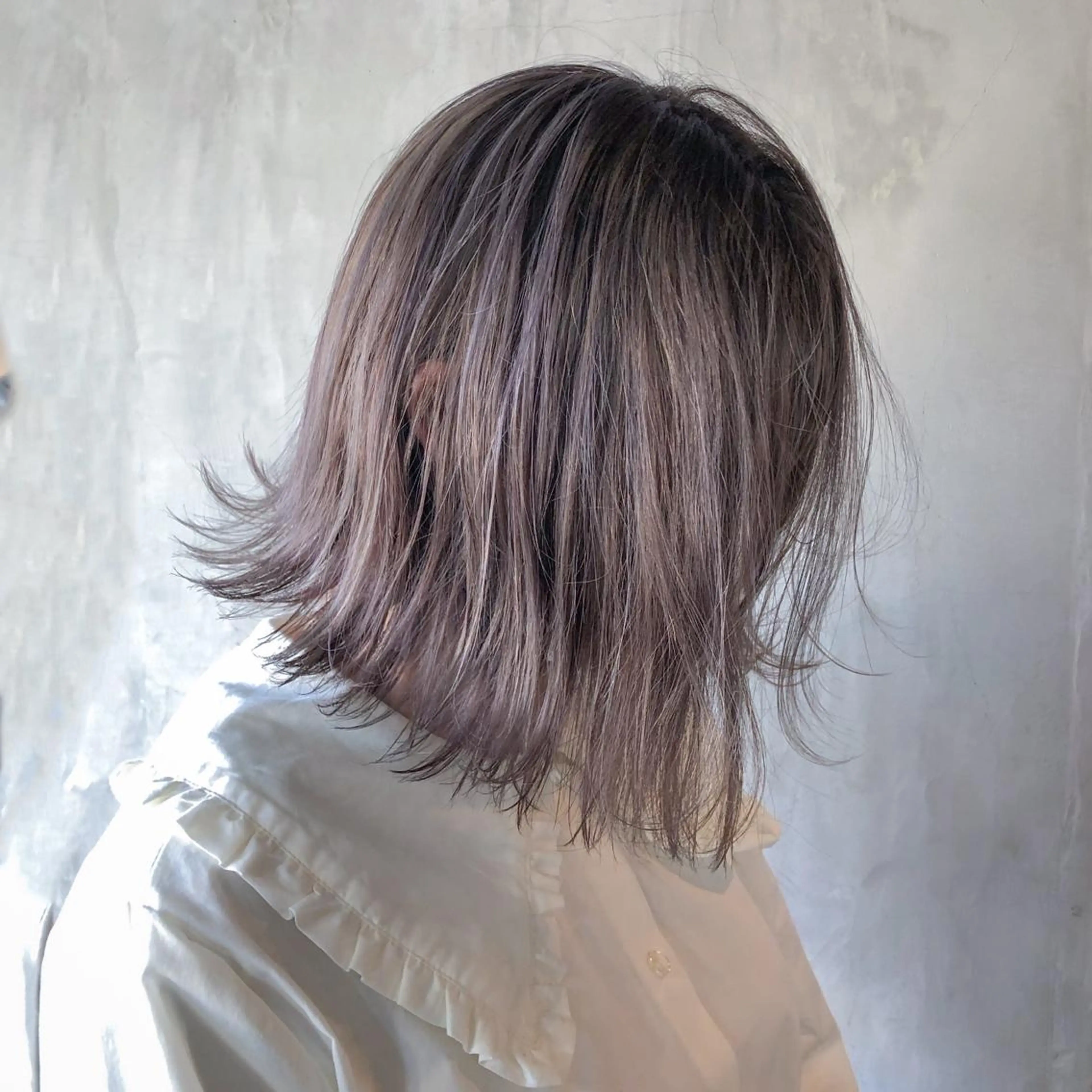 ミディアム カラー ヘアアレンジ レイヤー/ウルフ/ ハッシュカット/そらのヘアスタイル