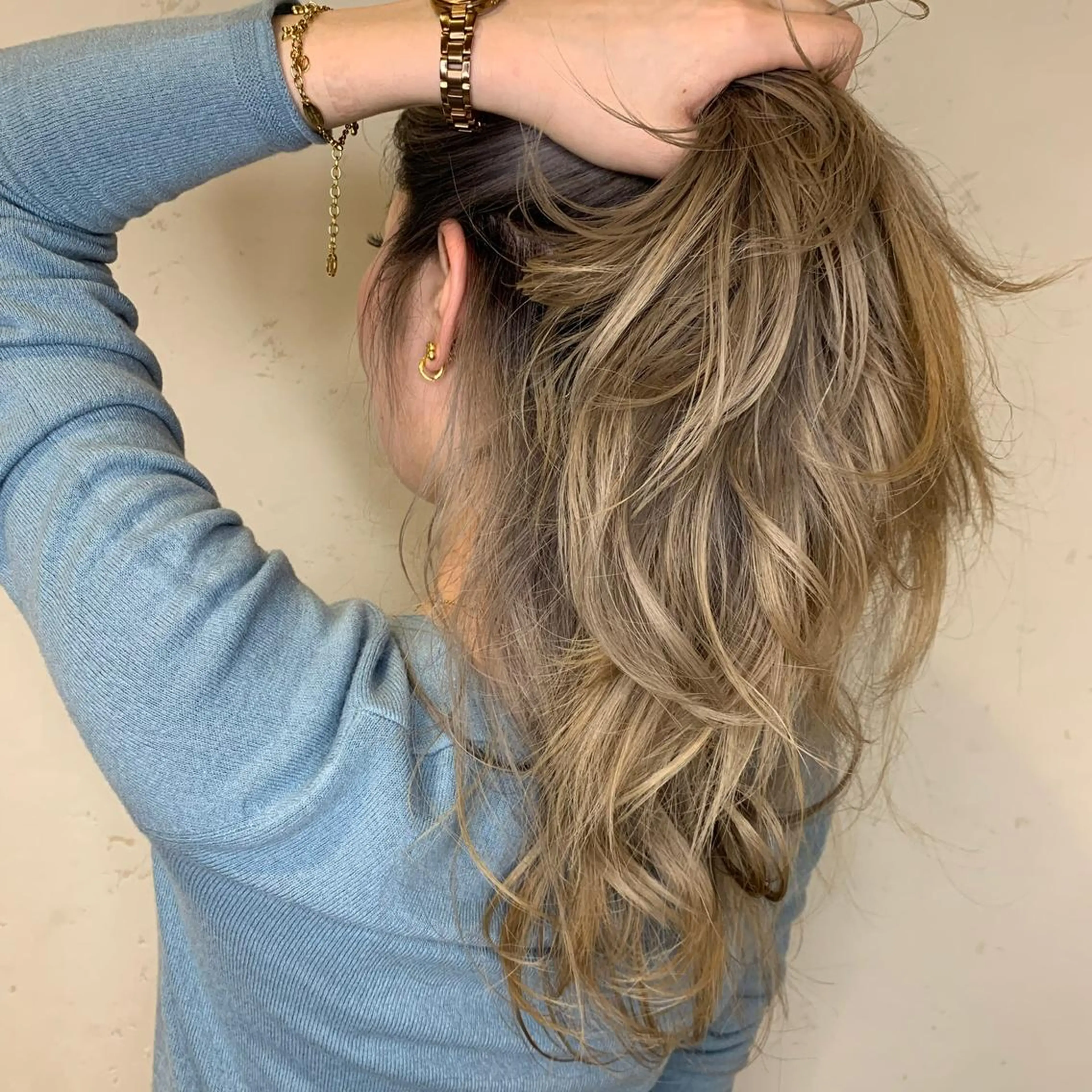 外国人風 こだわりWカラーの写真