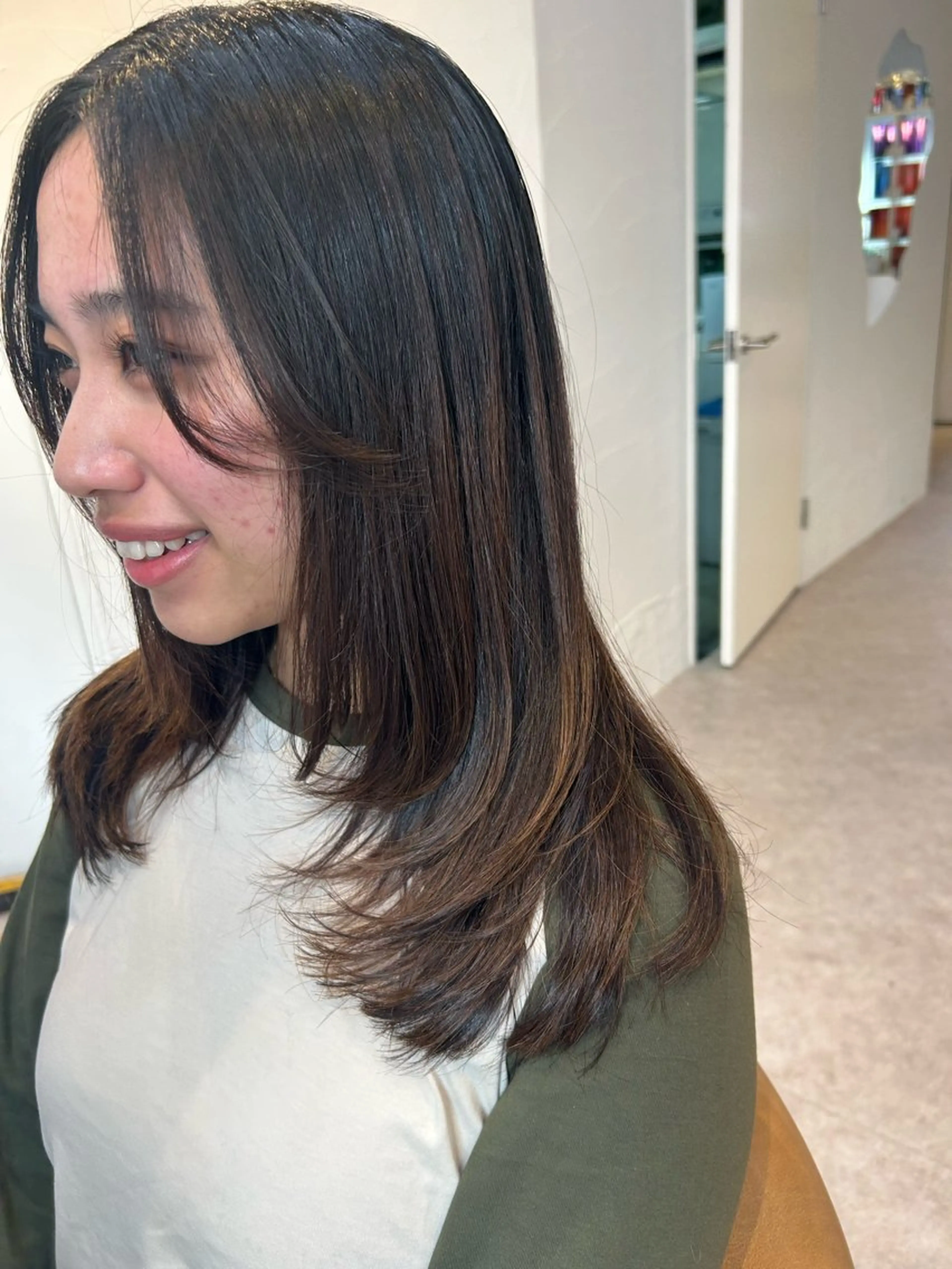 セミロング 🫧艶感カラー /Ruu🫧のヘアスタイル