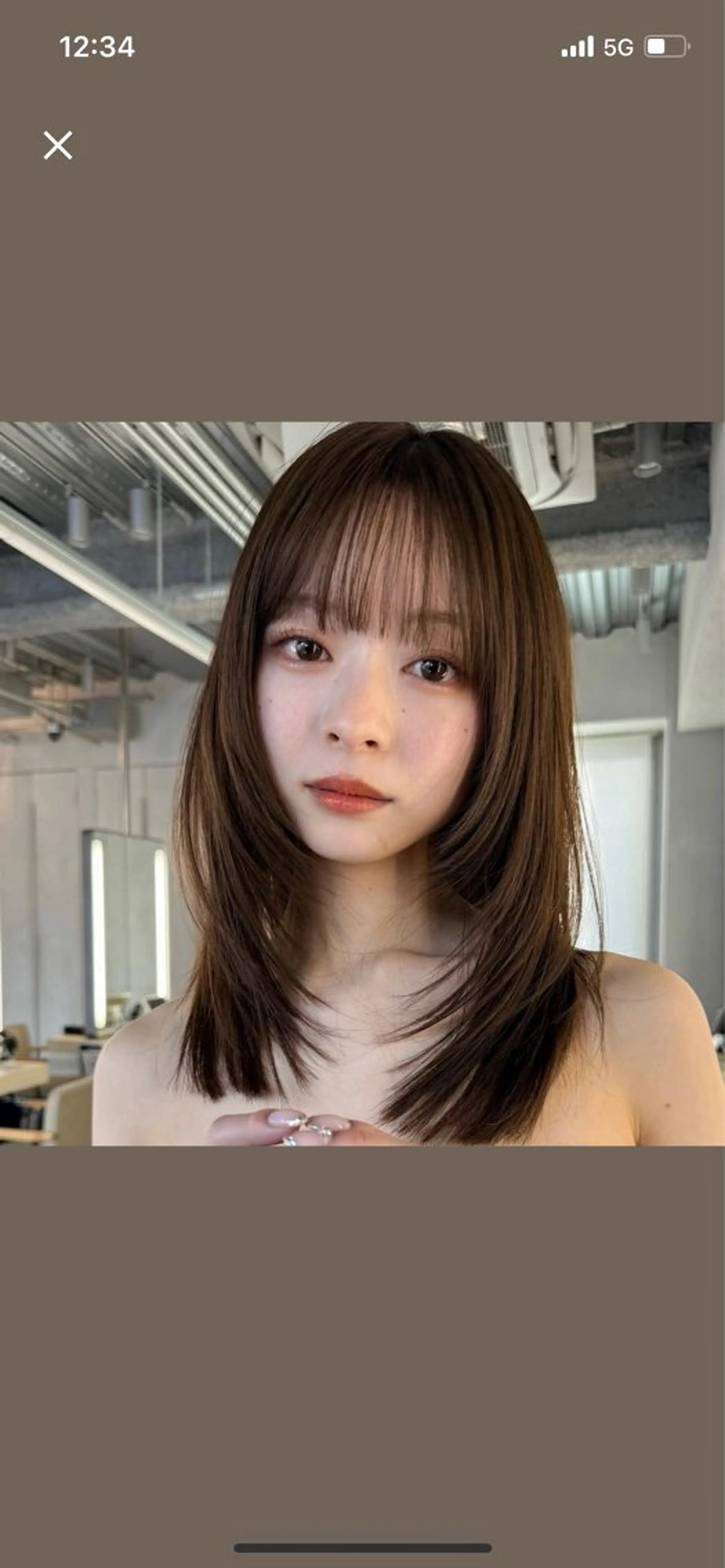 セミロング 渡邉 和喜のヘアスタイル