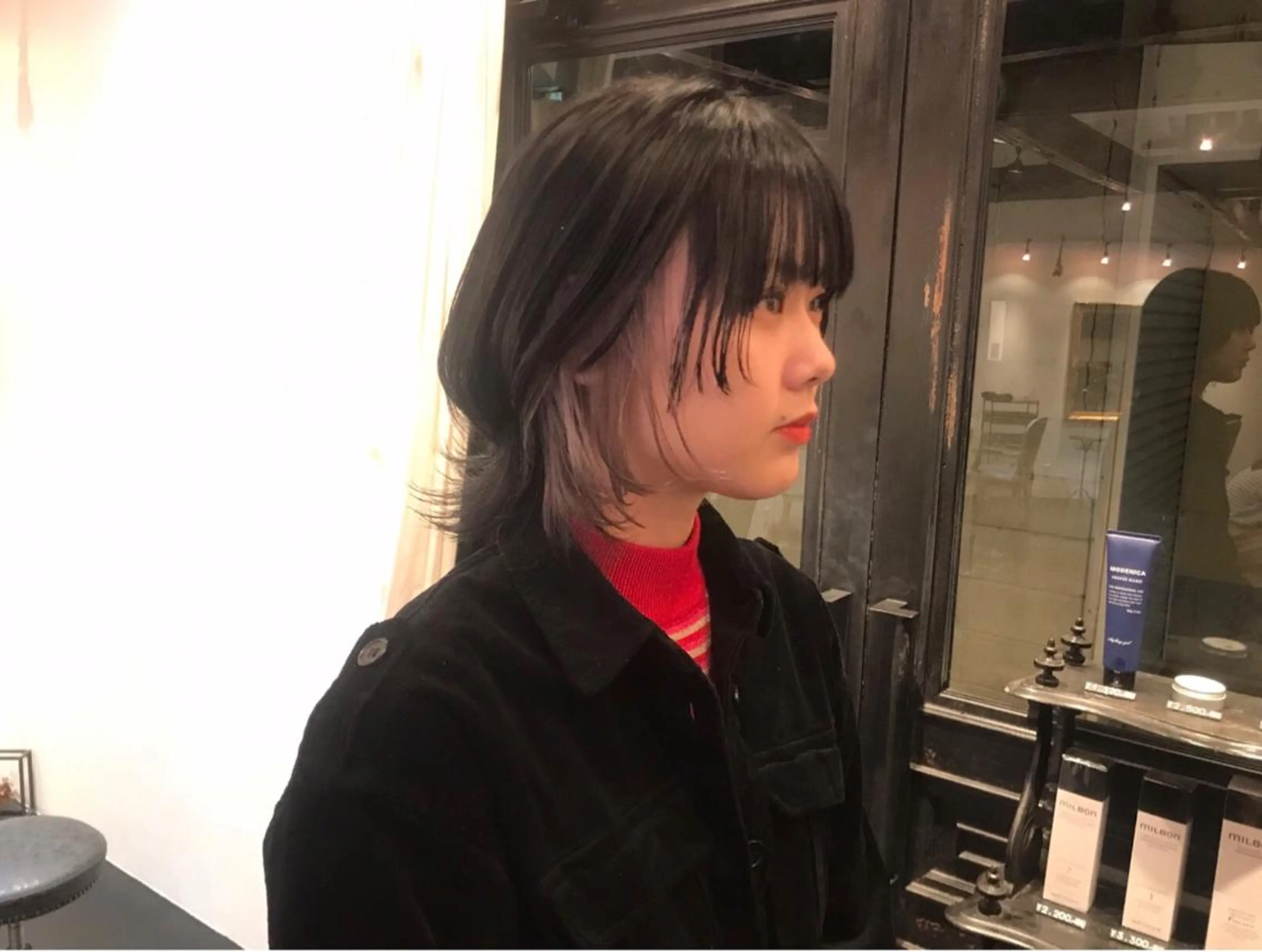 ミディアム カラー ヘアカラー トリートメント ヘッドスパ tonari 梅田、中崎町のヘアスタイル