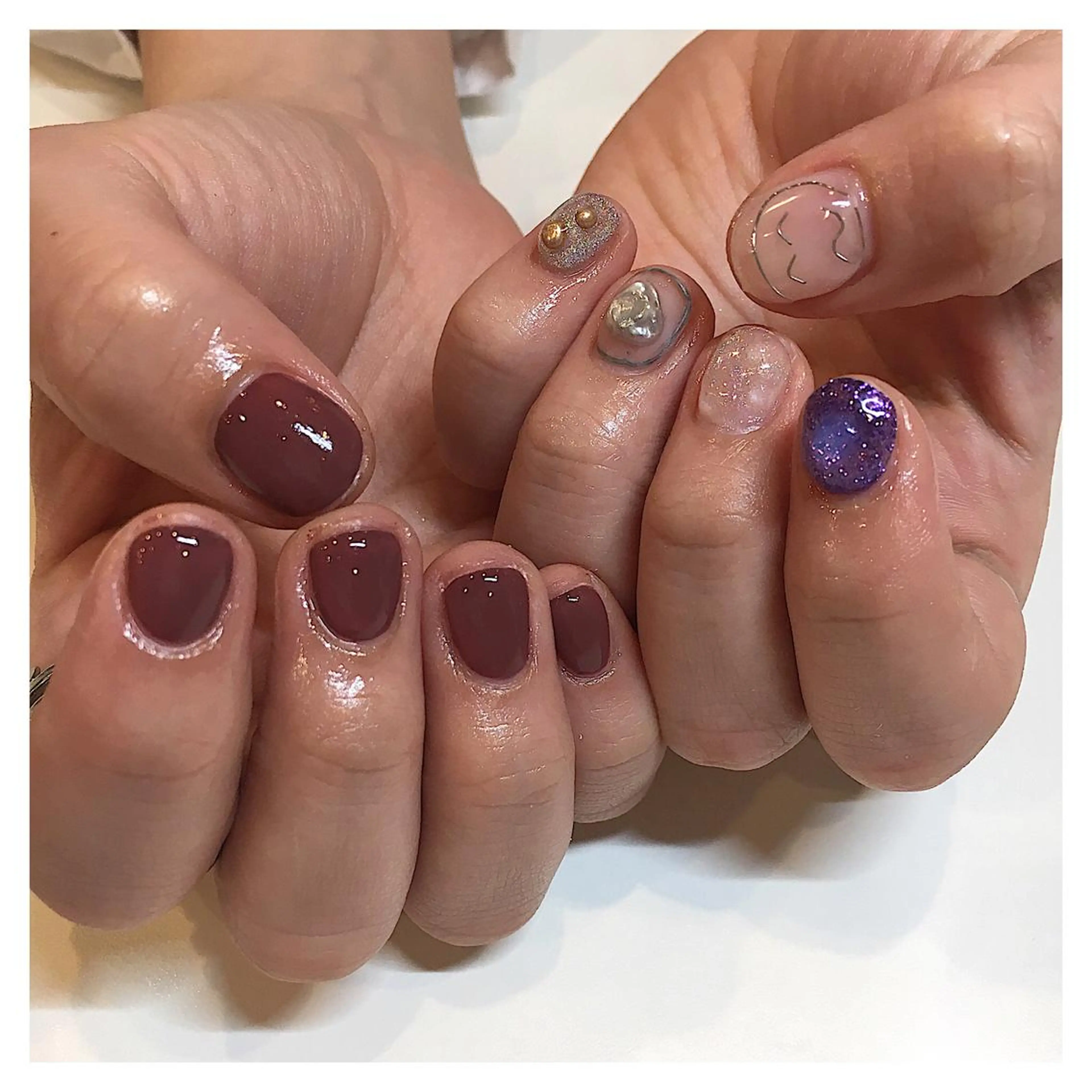 ネイル アートネイル クリアネイル soirée所属・nail salon Soiréeのネイルデザイン