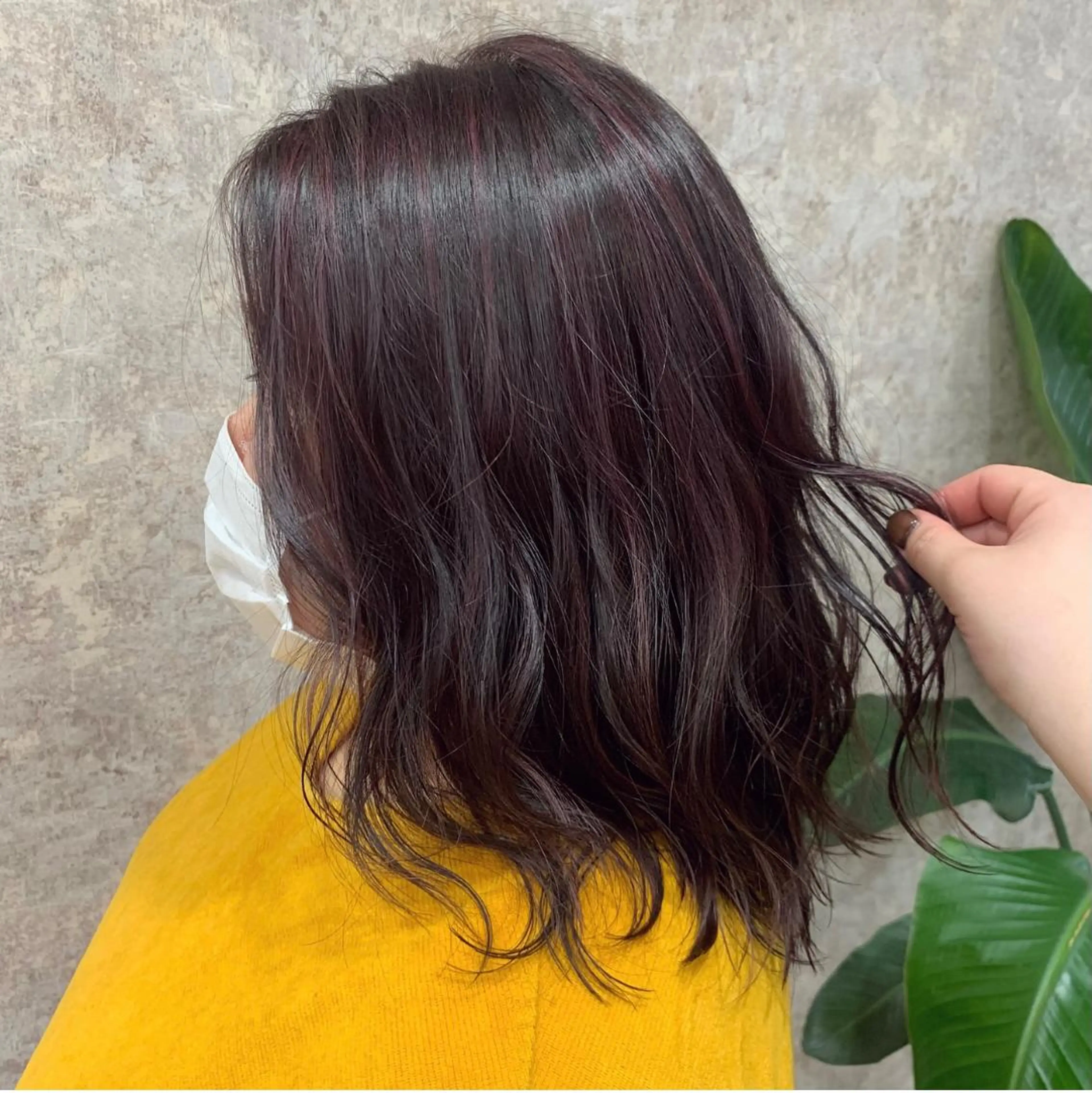 ミディアム カラー ラベンダーカラー ピンクカラー ピンクラベンダー piLLon/ RYUKAのヘアスタイル