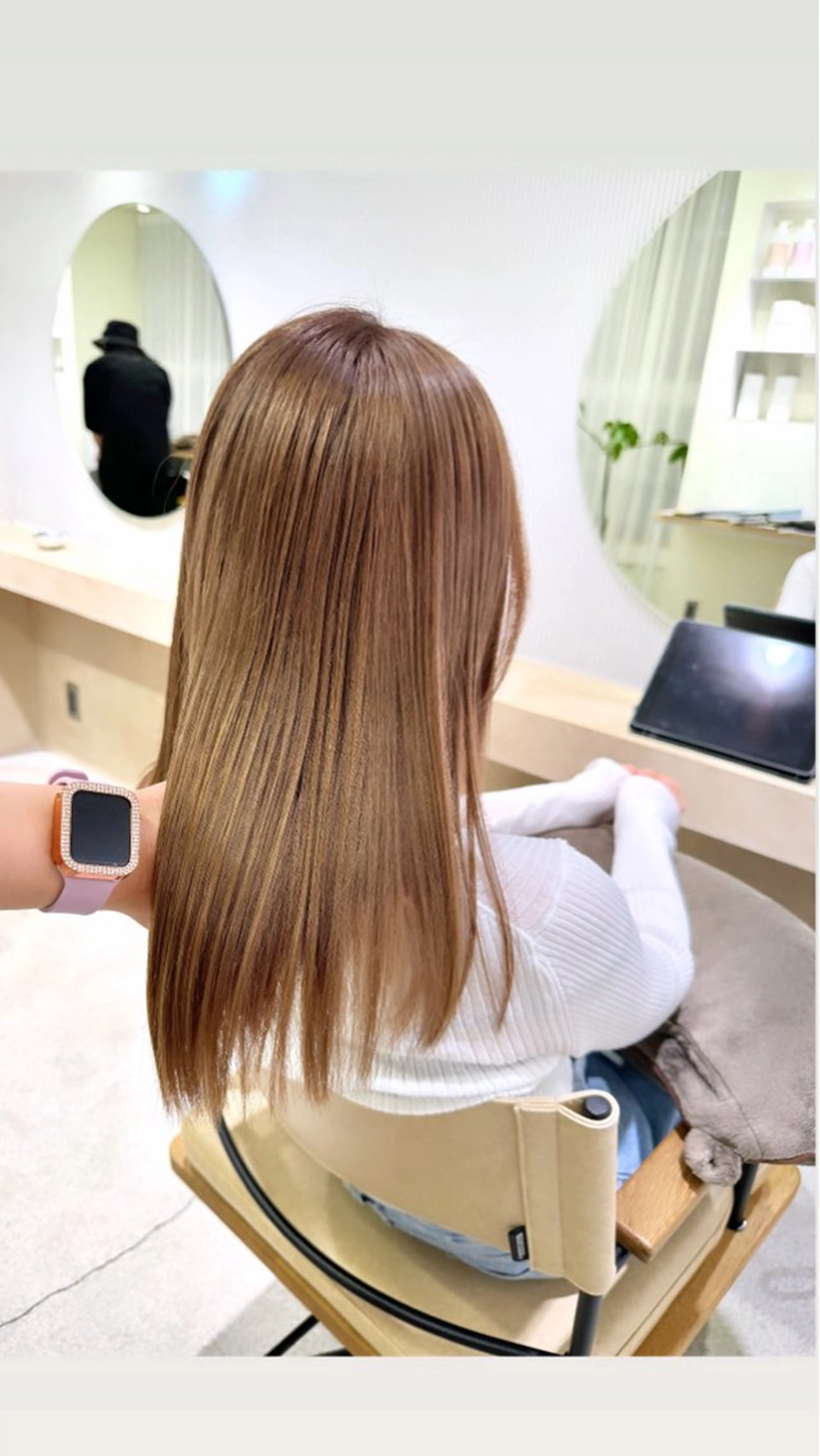 カラー ulu名古屋栄所属・落合しほ/韓国ヘア/ 髪質改善/縮毛矯正のヘアスタイル