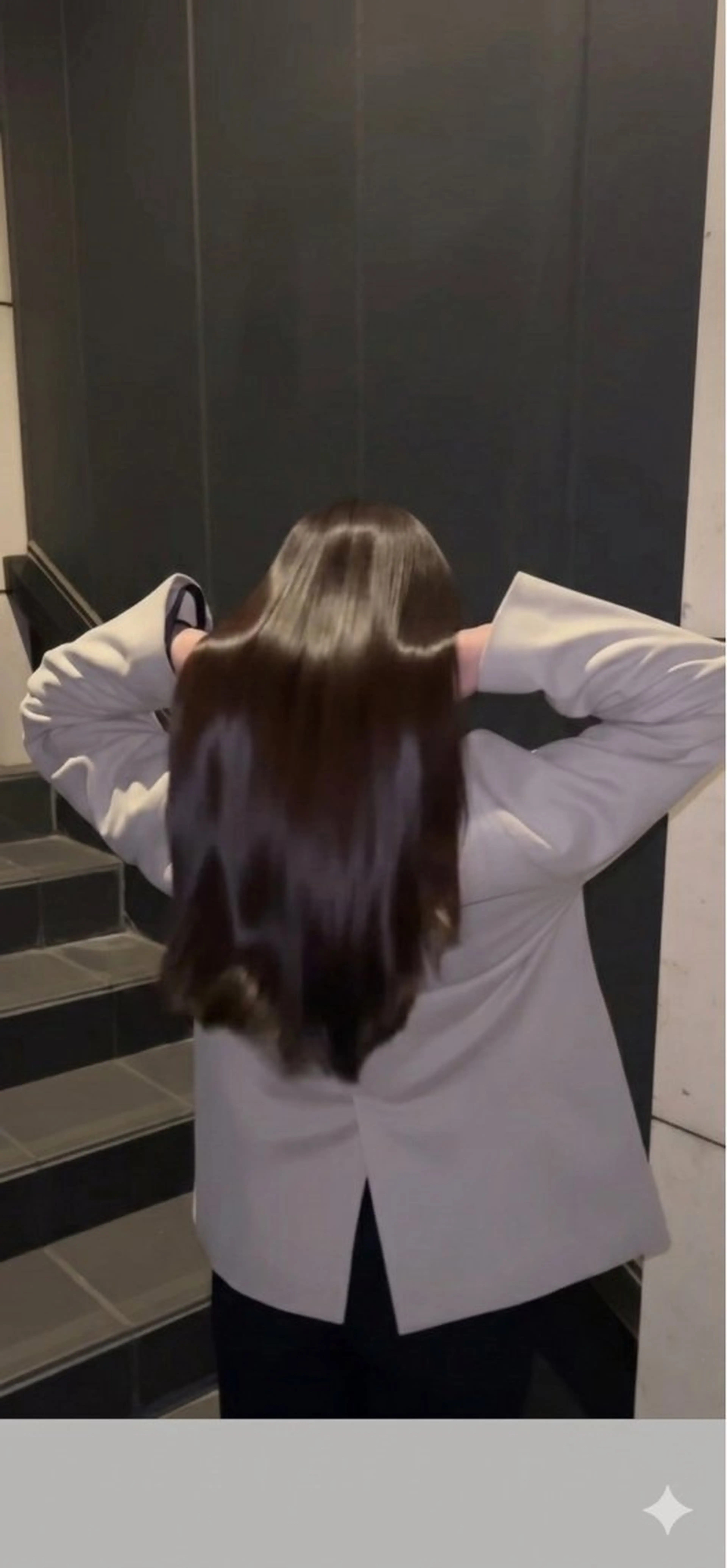 ロング 髪質改善 ロング 縮毛矯正 トリートメント カット トリートメント ⭕鏡のような劇艶/ 賀川サトシ⭕️のヘアスタイル