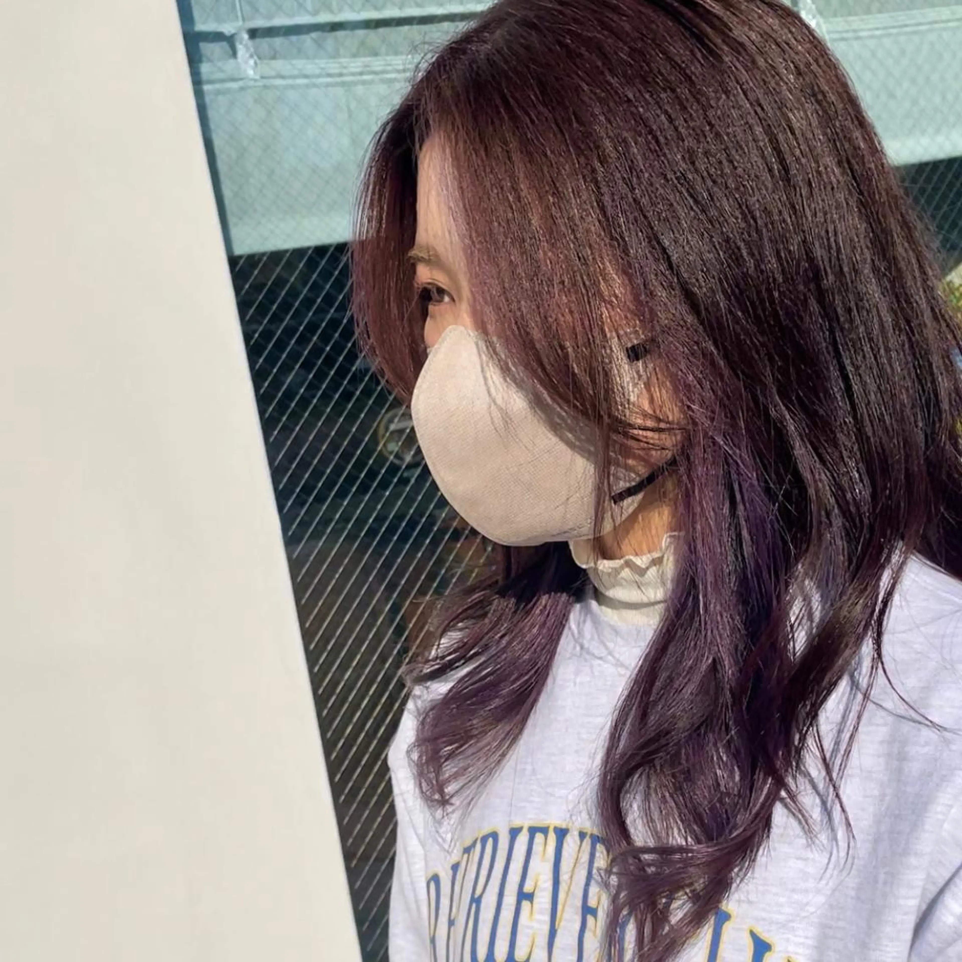 ロング カラー 黒岩 梨沙のヘアスタイル