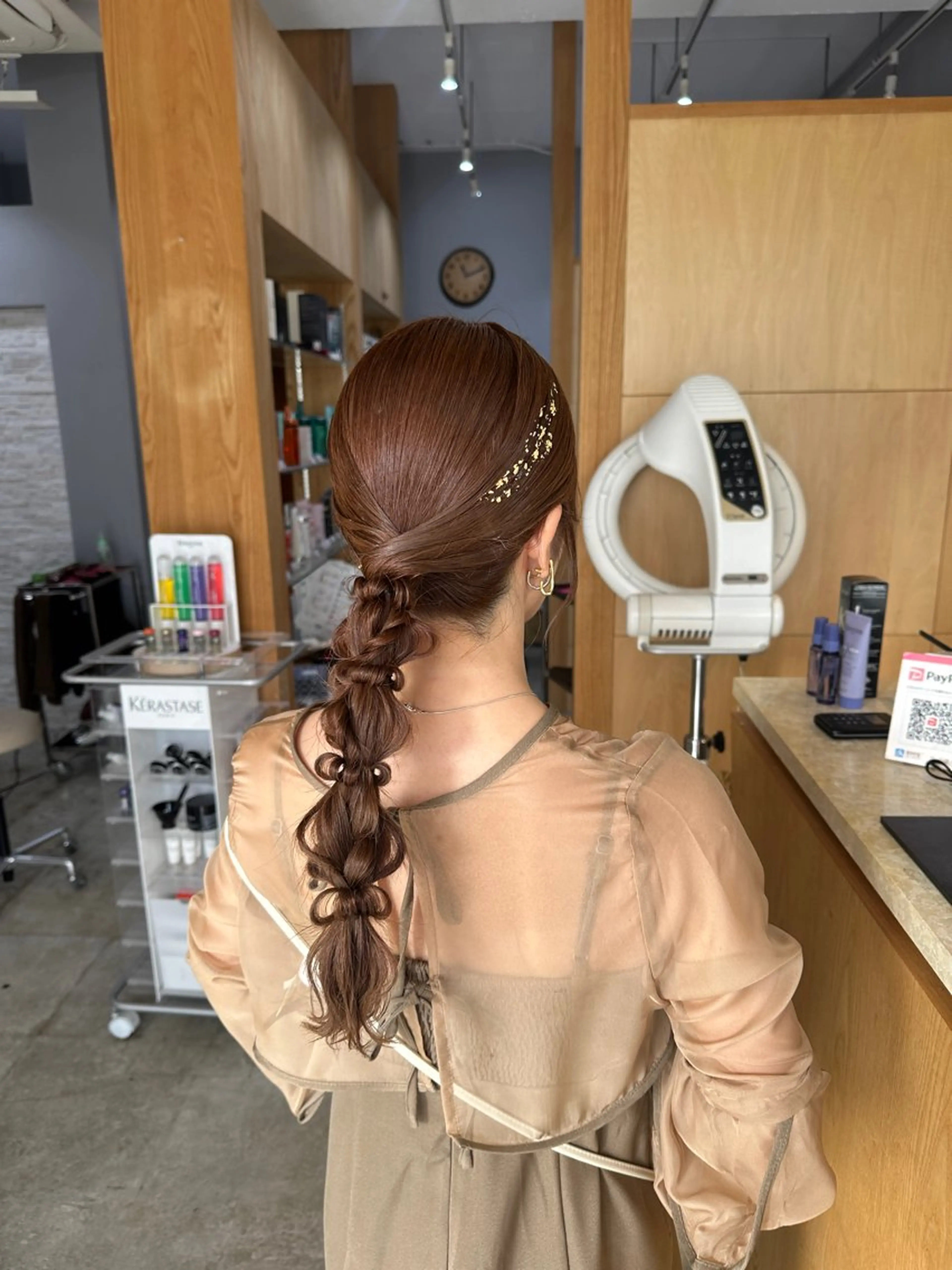 ミディアム ヘアセット miloc MOMOKAのヘアスタイル