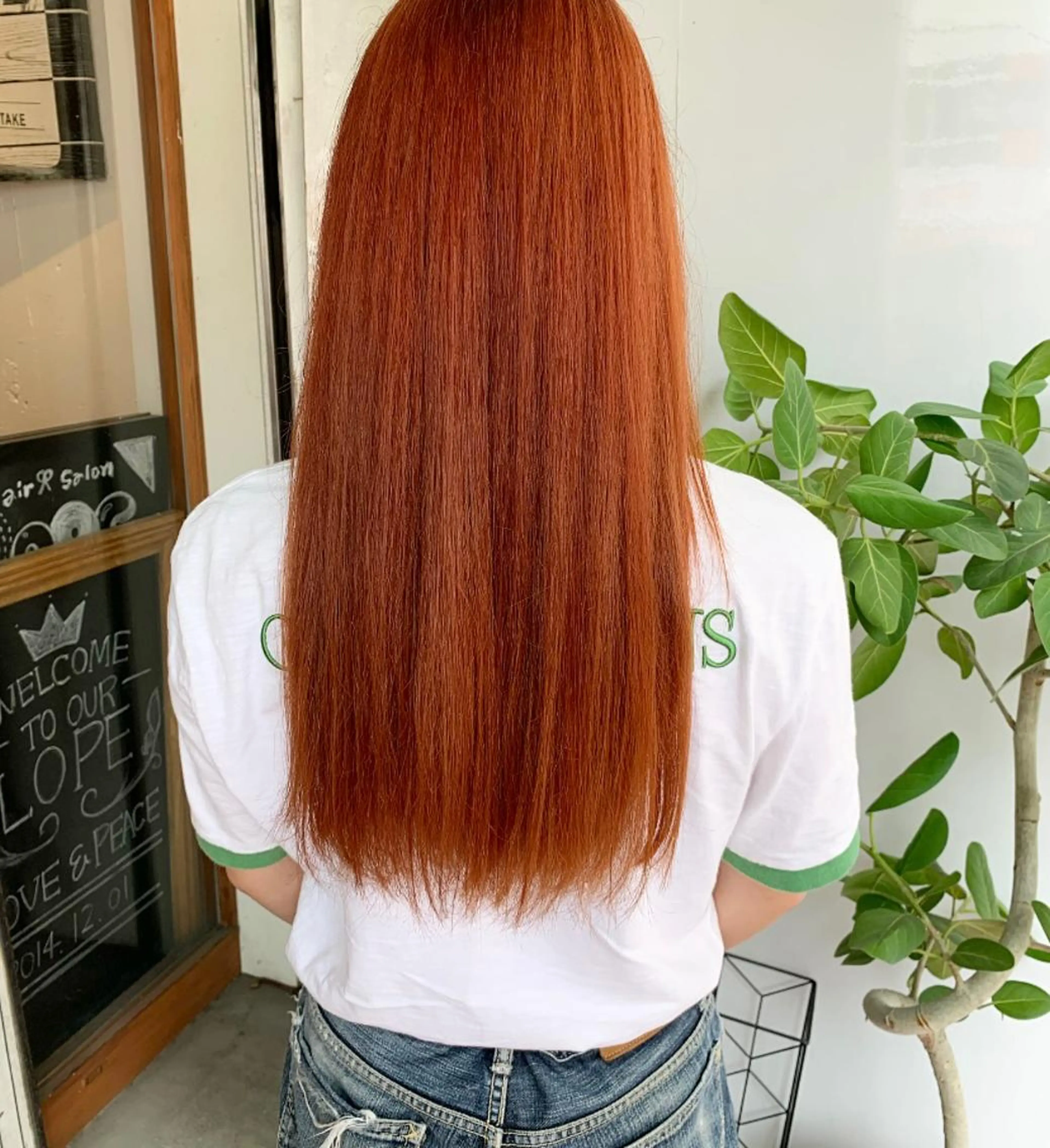 ロング ヘアカラー ゆうき あすかのヘアスタイル