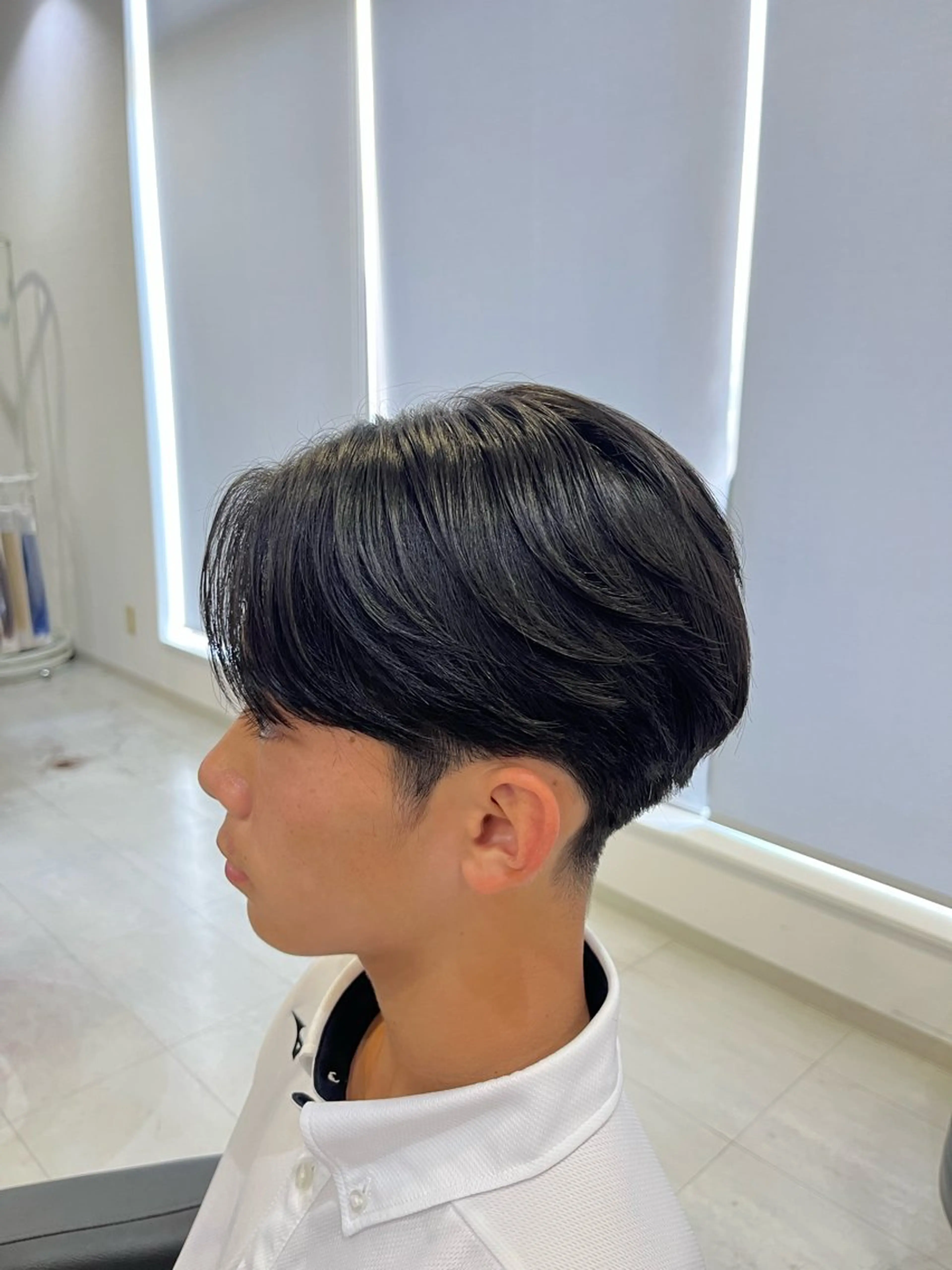 ショート パーマ メンズ カット 縮毛矯正 諸岡 玲のヘアスタイル