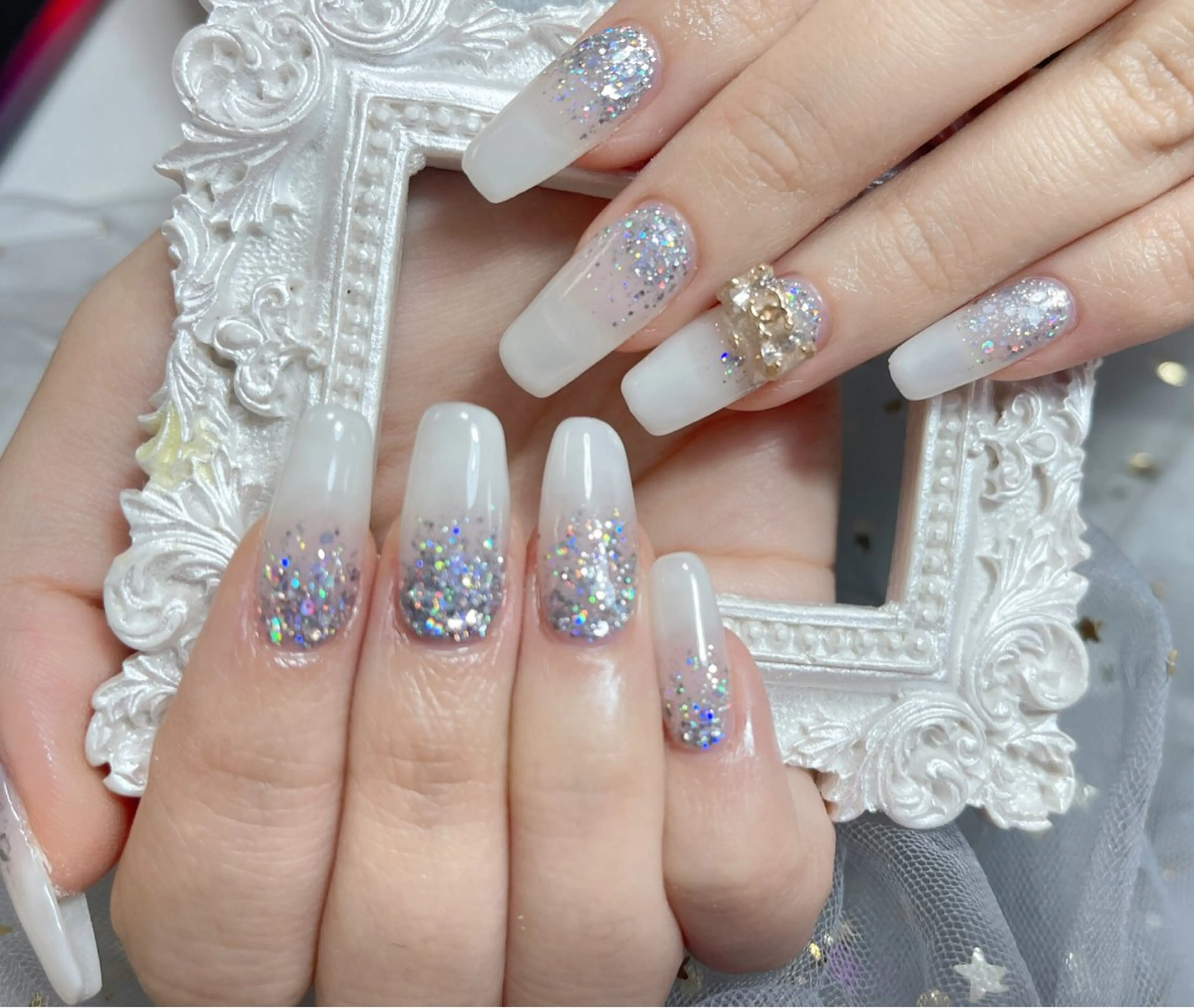 ネイル 🎀ネイルサロン エクラYUI🎀のネイルデザイン