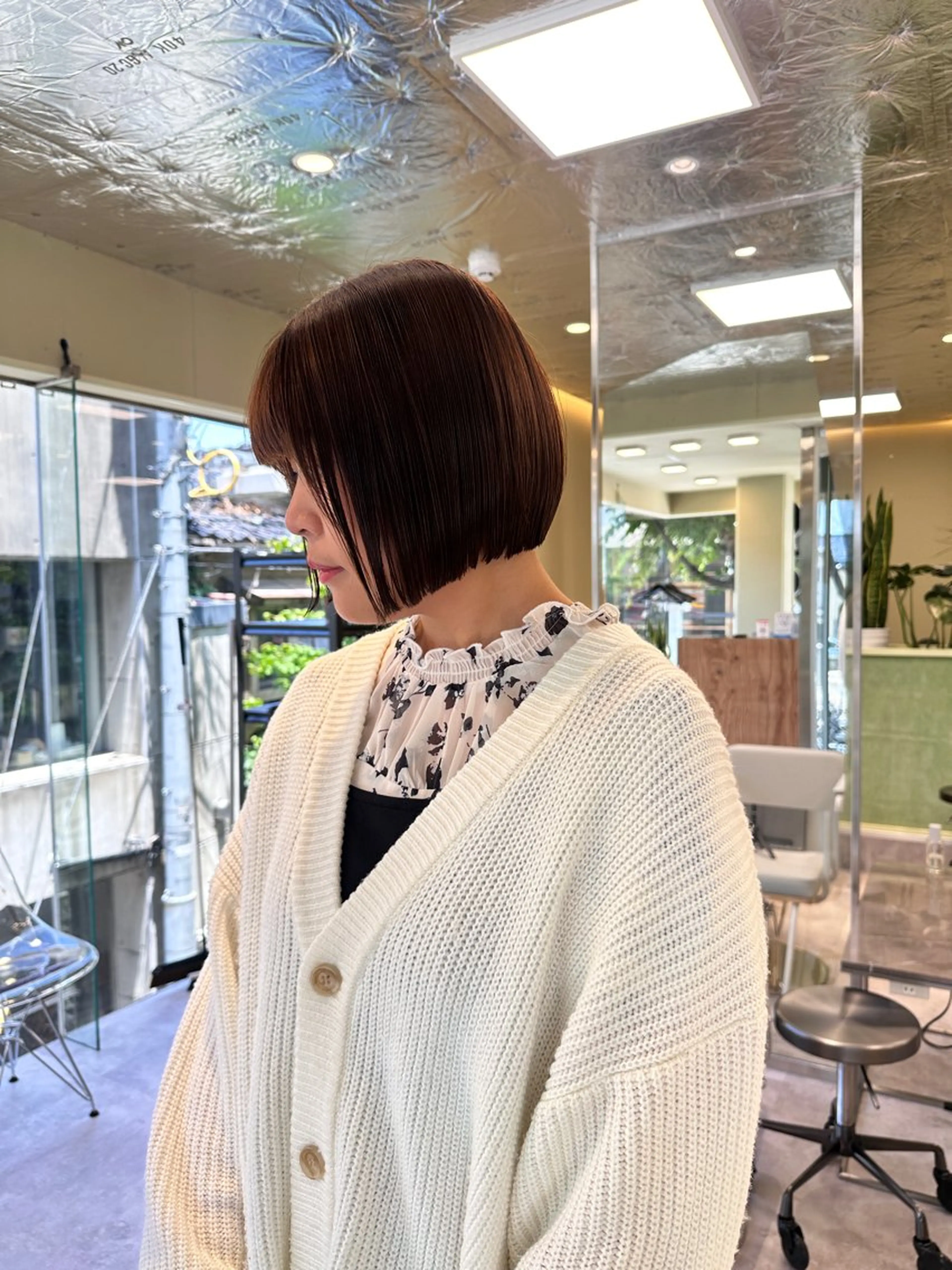 ショート ボブ/ぱつっとボブ/ 谷口 海星のヘアスタイル
