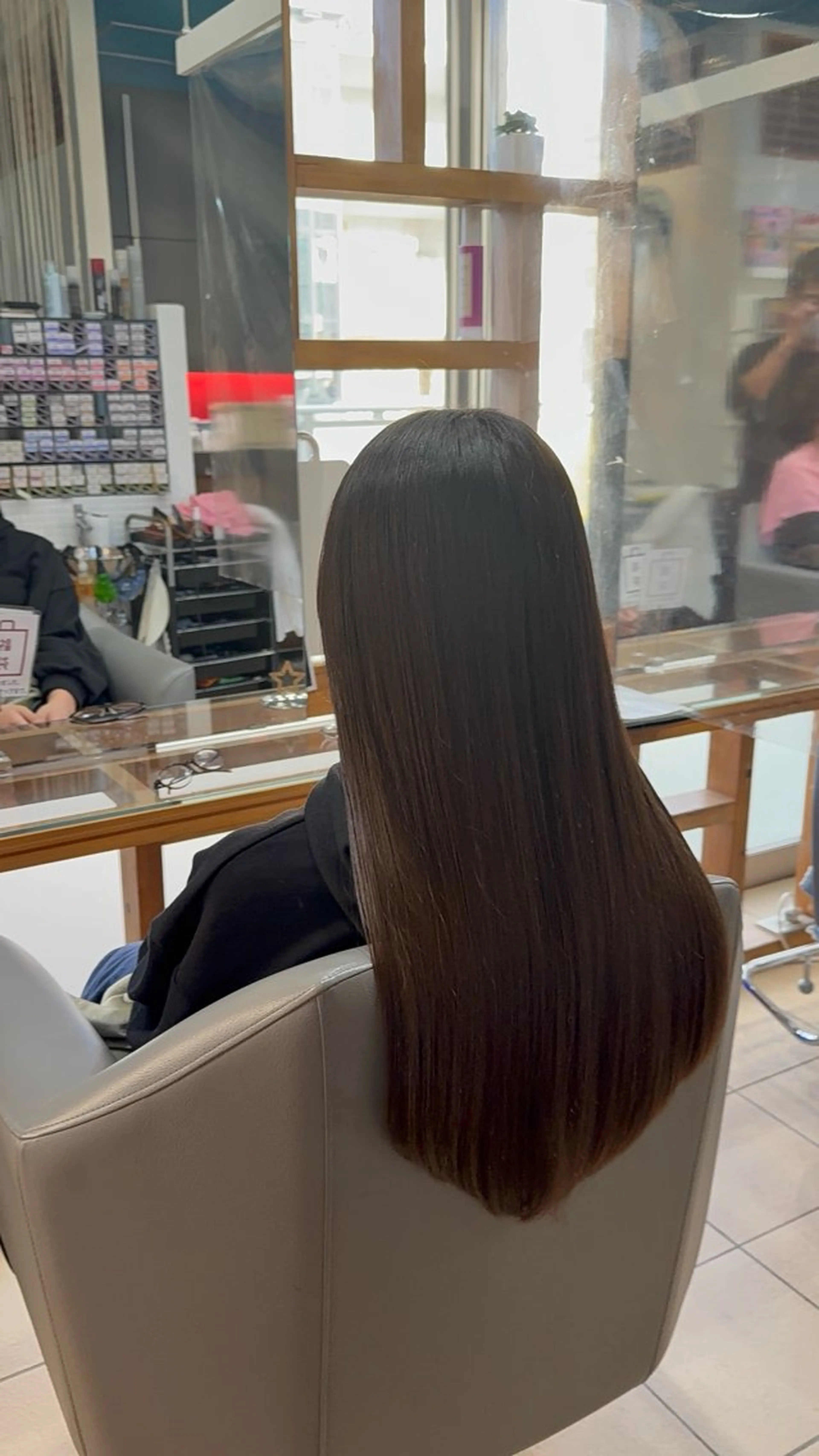 ロング カット レイヤーカット/ 縮毛矯正/海音のヘアスタイル