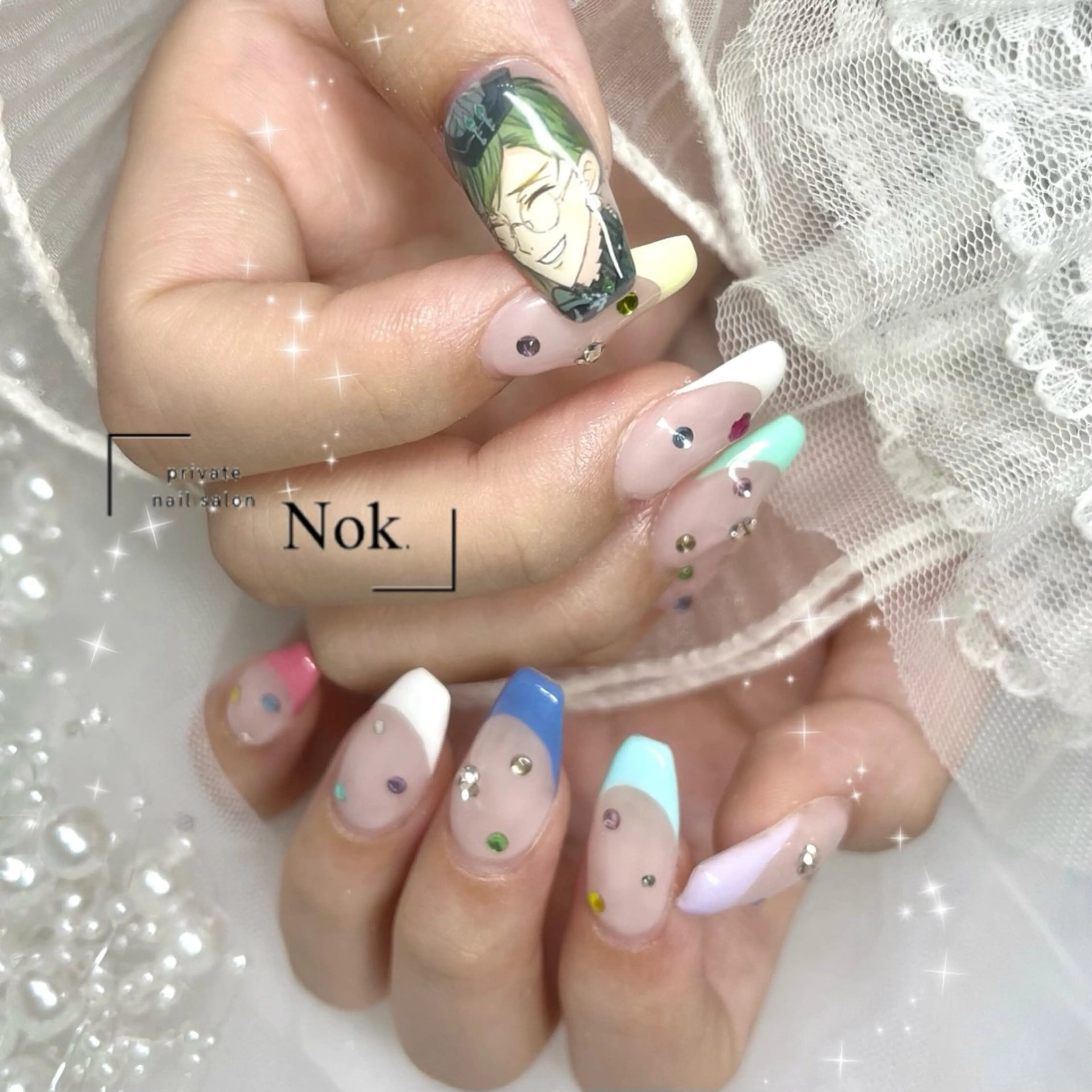 ネイル ハンドネイル 池袋痛ネイル Nok. 渡辺のネイルデザイン