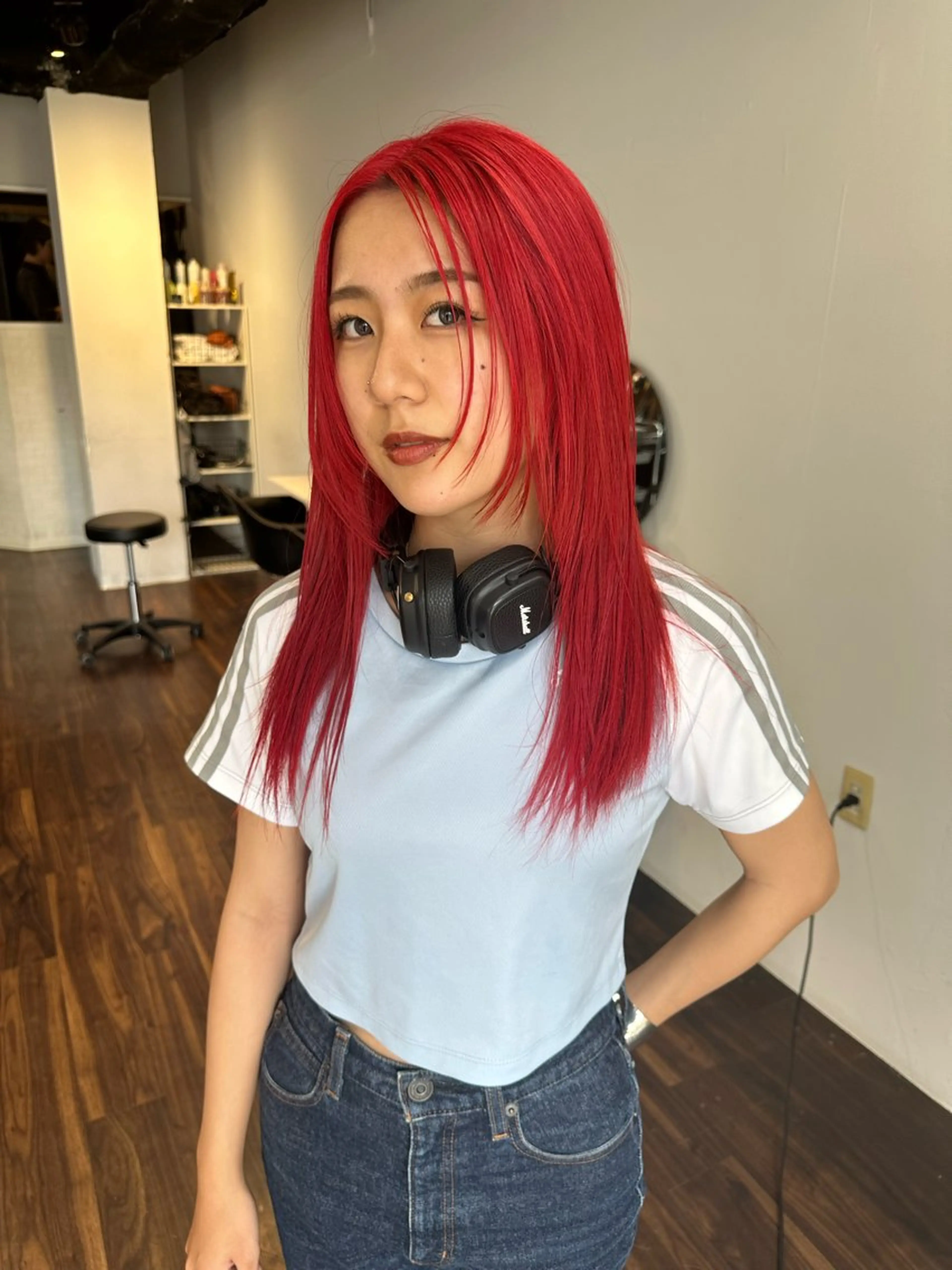 ロング カラー カット ヘアカラー トリートメント ワンホンヘア ケラチン/Kaitoのヘアスタイル