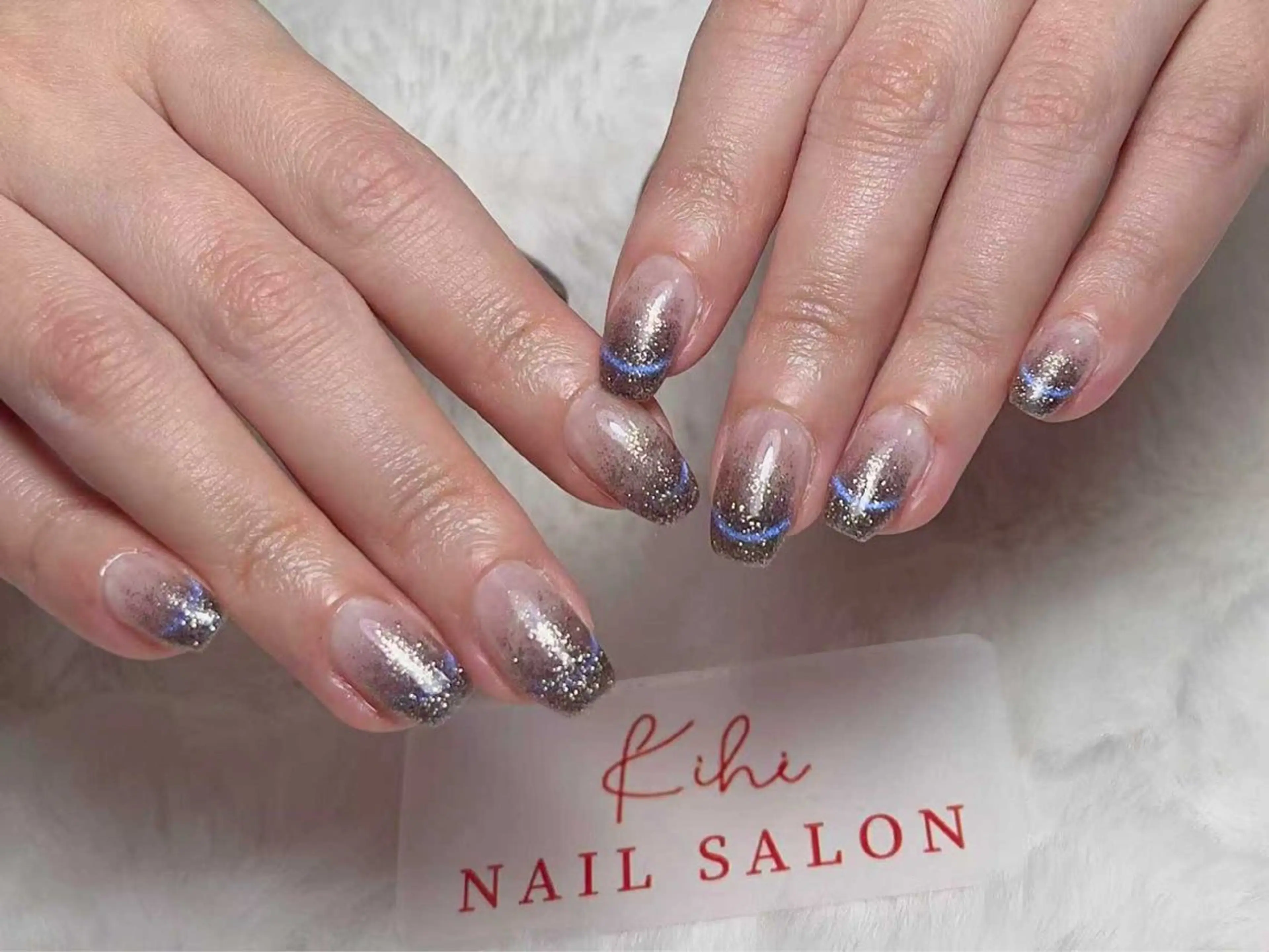 ネイル アートネイル フレンチネイル ジェルネイル グラデーション 韓国ネイル ハンドネイル 💕鈴木ユリ パラジェル/オフ無料のネイルデザイン