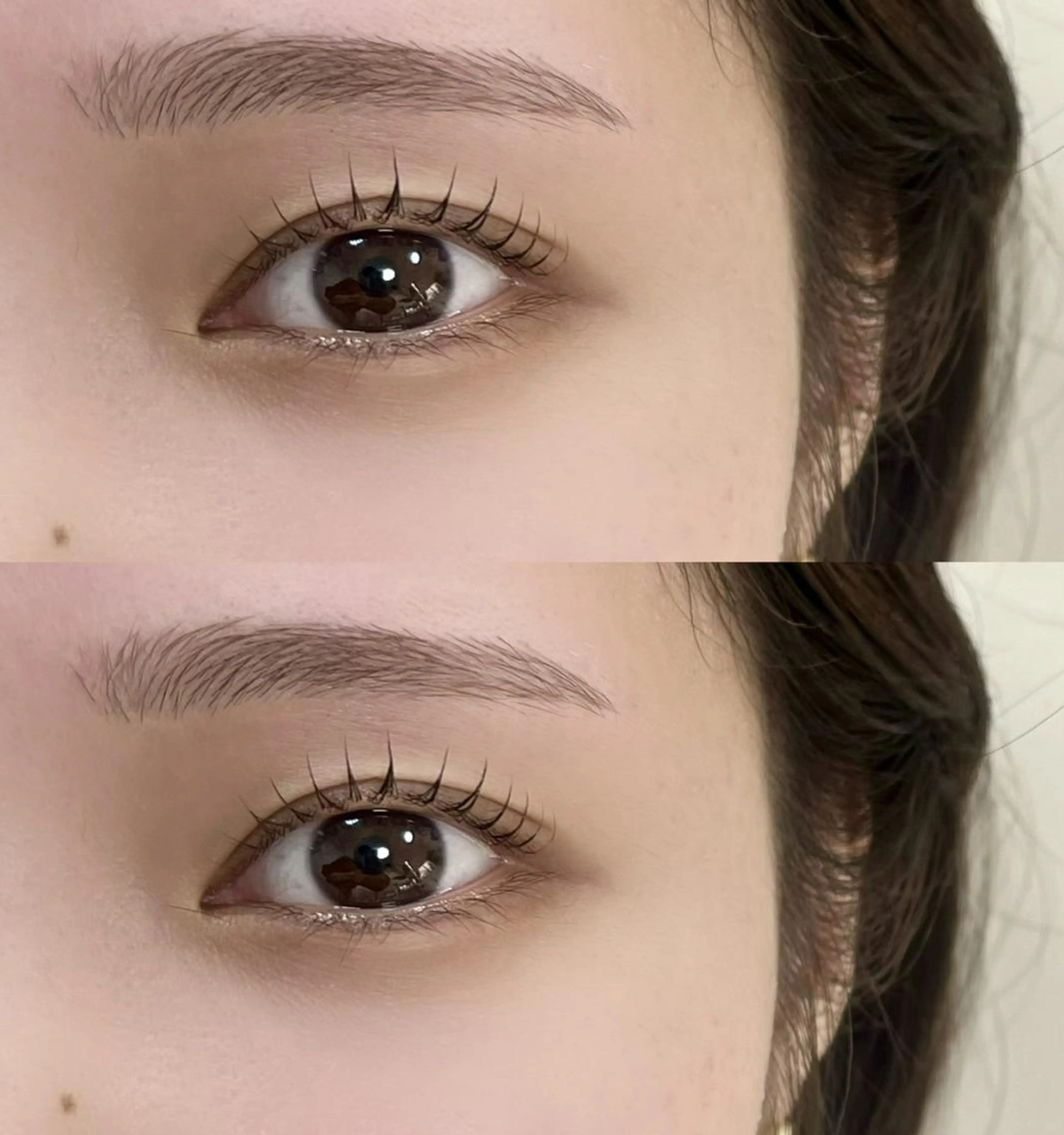 マツエク・マツパ 束感まつ毛 一重×まつ毛パーマ THE BALM🤍 菅谷のマツエク・マツパデザイン