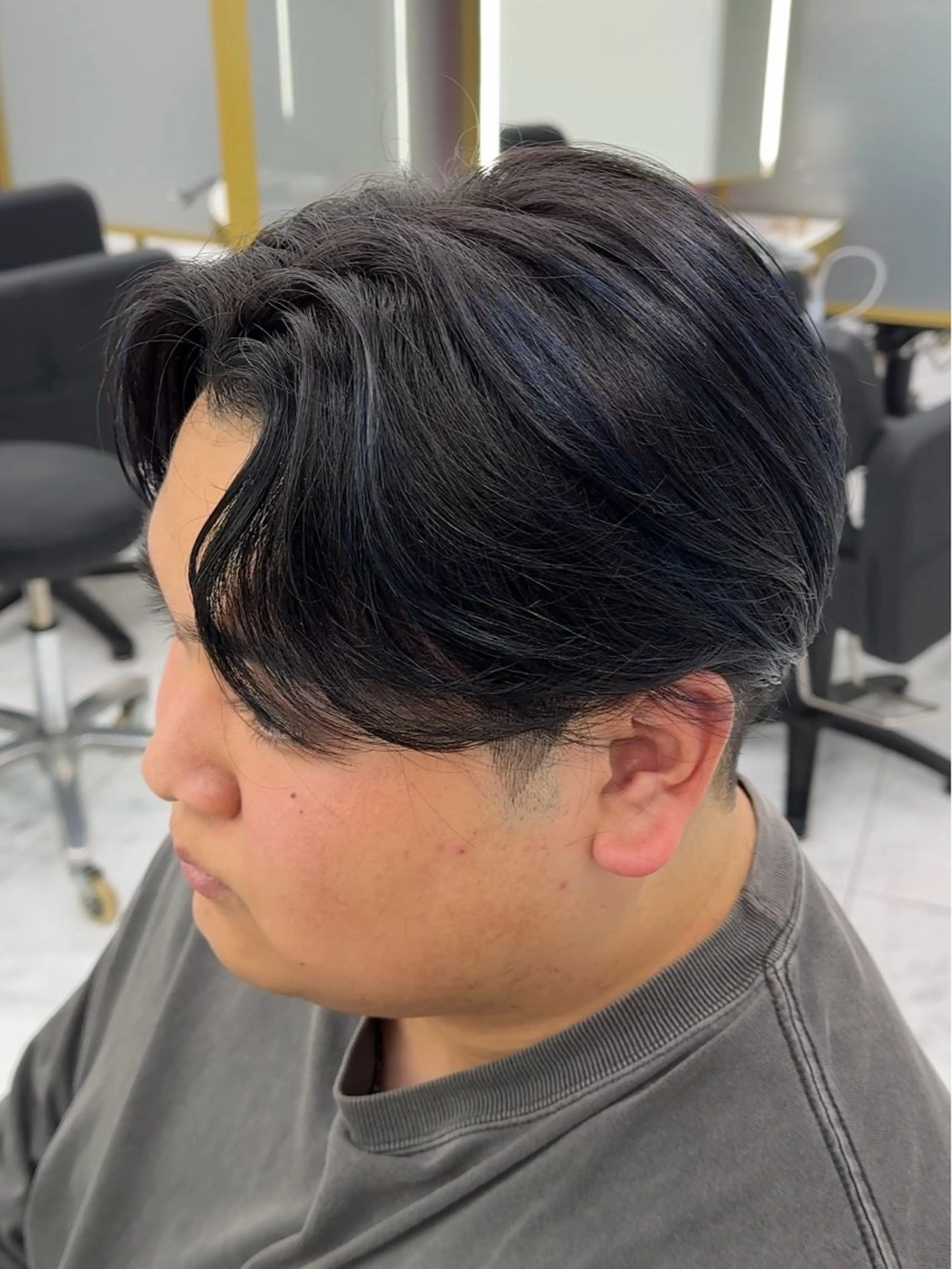 カラー メンズ カット ヘアカラー メンズ/メッシュ ‪‪/セット/aoiのヘアスタイル