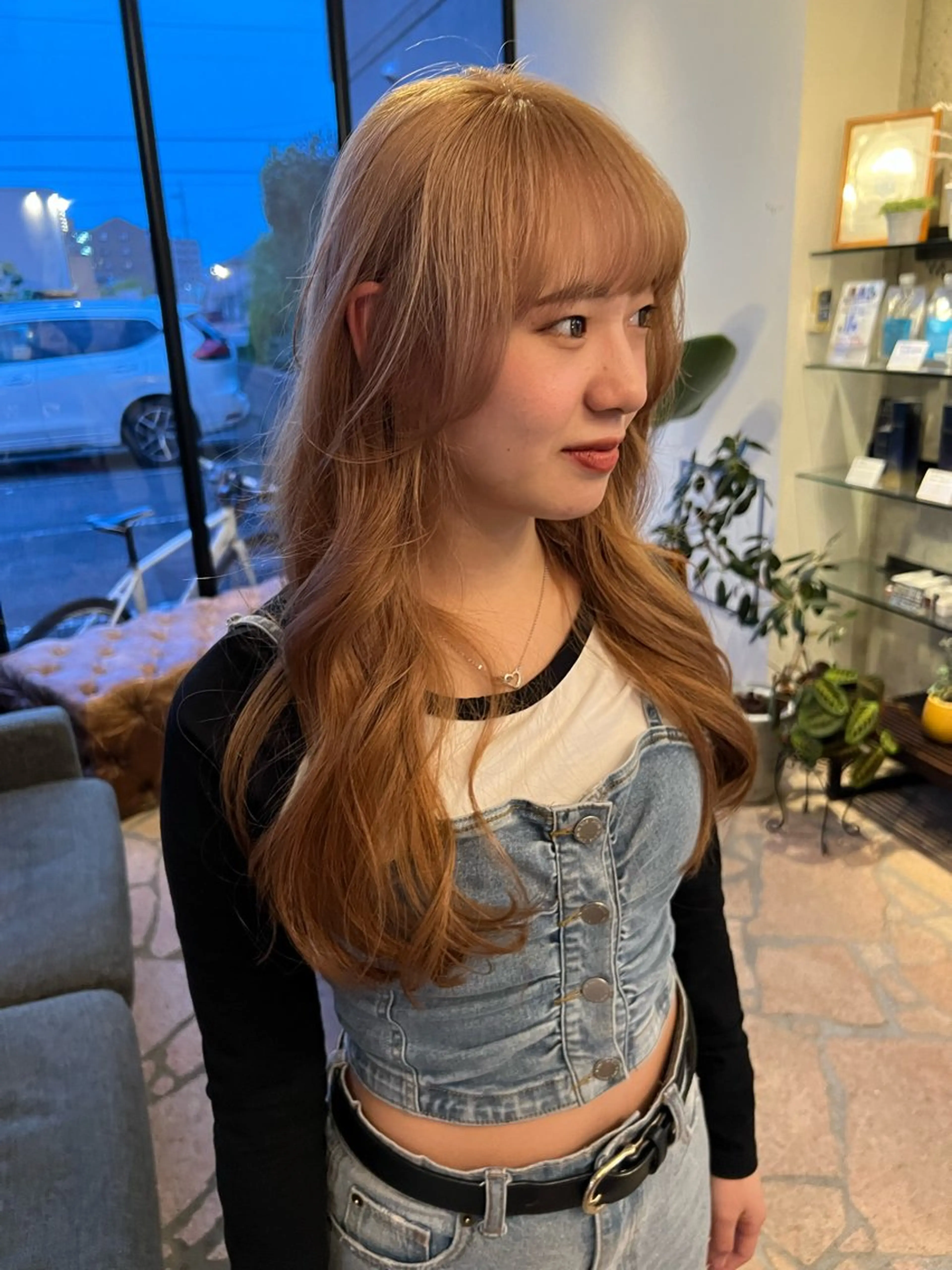 ロング カラー 只野 真衣のヘアスタイル