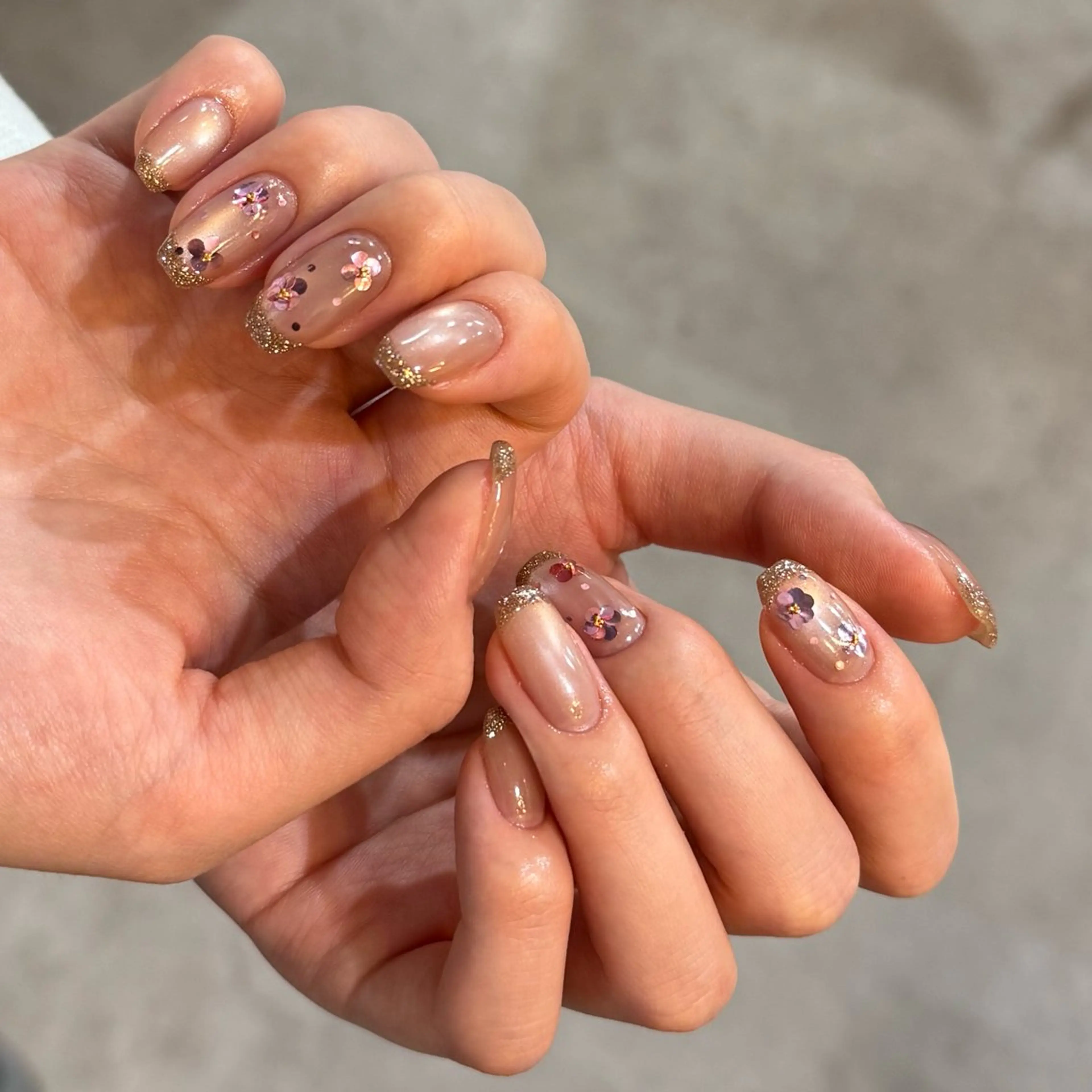 ネイル フレンチネイル マグネットネイル マグネットフレンチ ハンドネイル キャッツアイ東京 武島のネイルデザイン