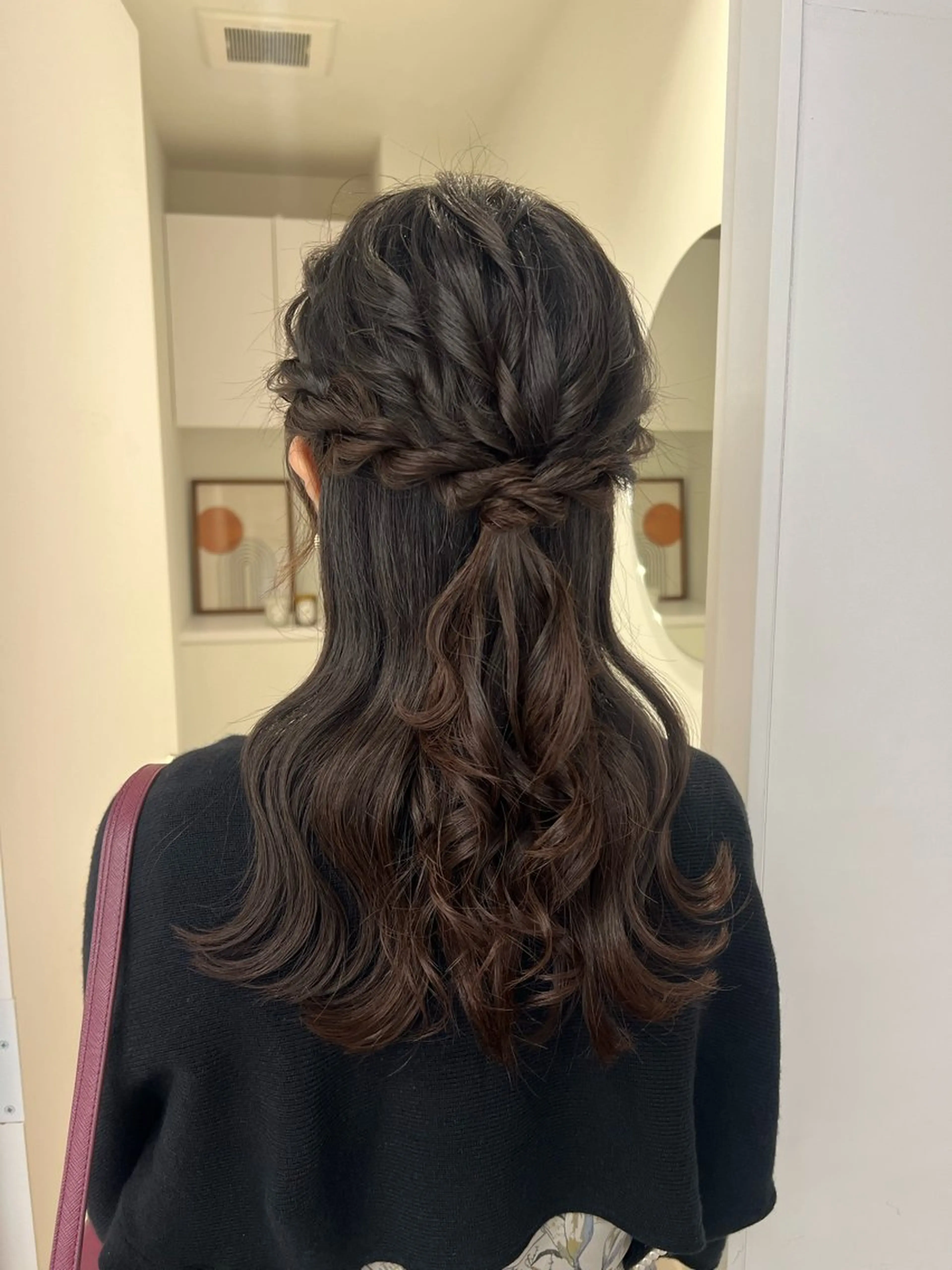 ヘアアレンジ ヘアセット アレンジ/ブラウン カラー HARU🕯のヘアスタイル