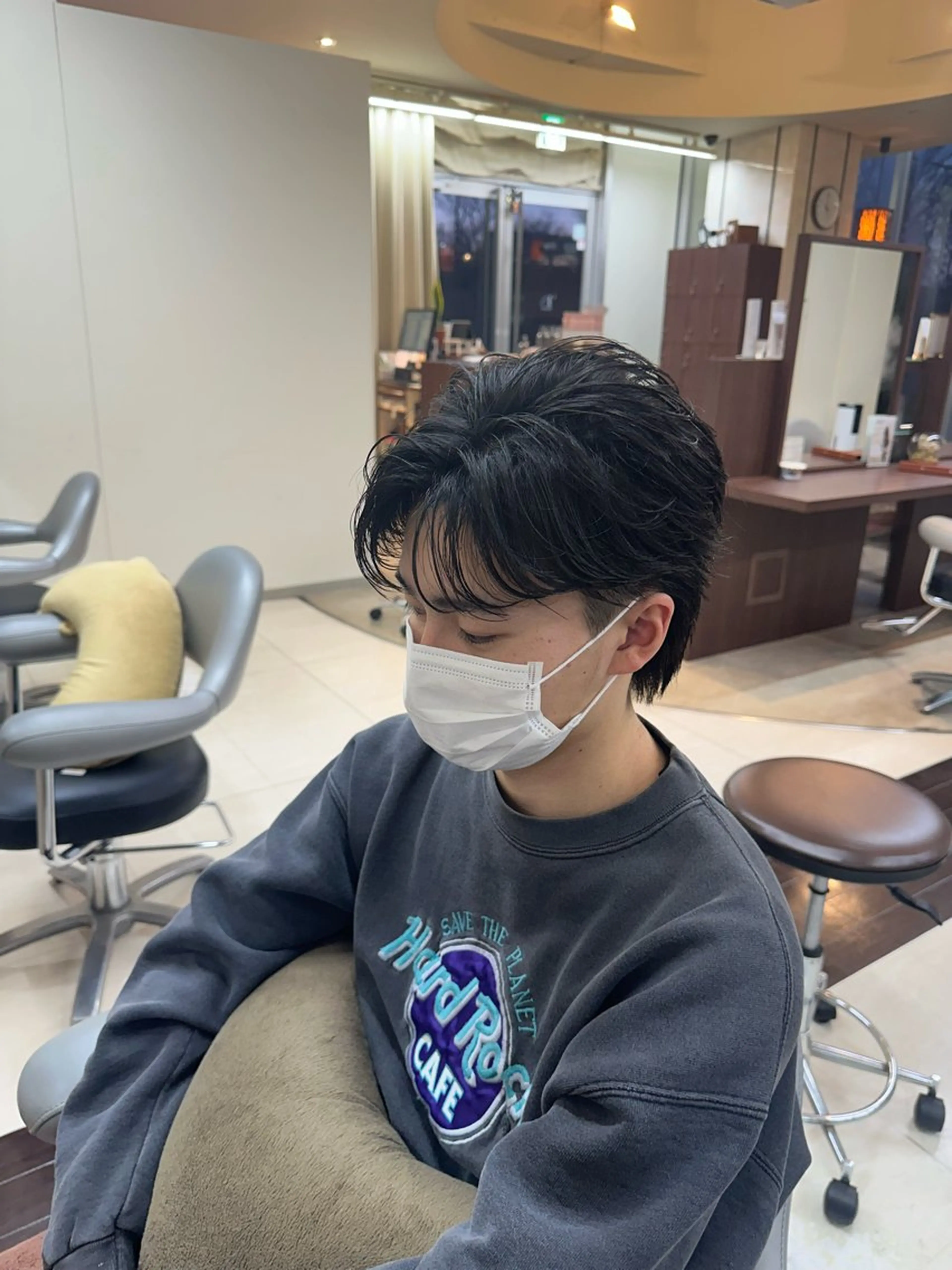 ショート カラー パーマ メンズ ショートヘア カット ヘアセット 毎月230人担当/ メンズヘア/清和武虎のヘアスタイル