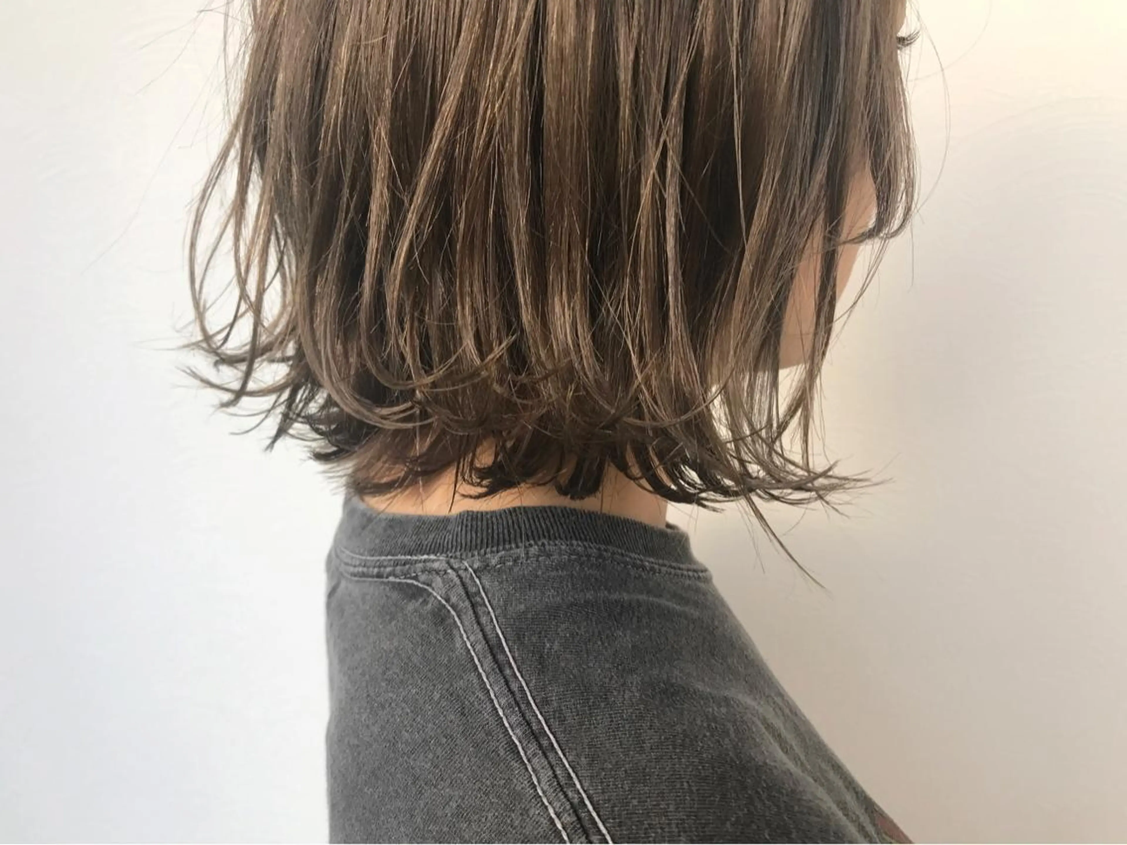 ショート ボブ 外ハネヘア カット トリートメント Life salon SAKURAのヘアスタイル