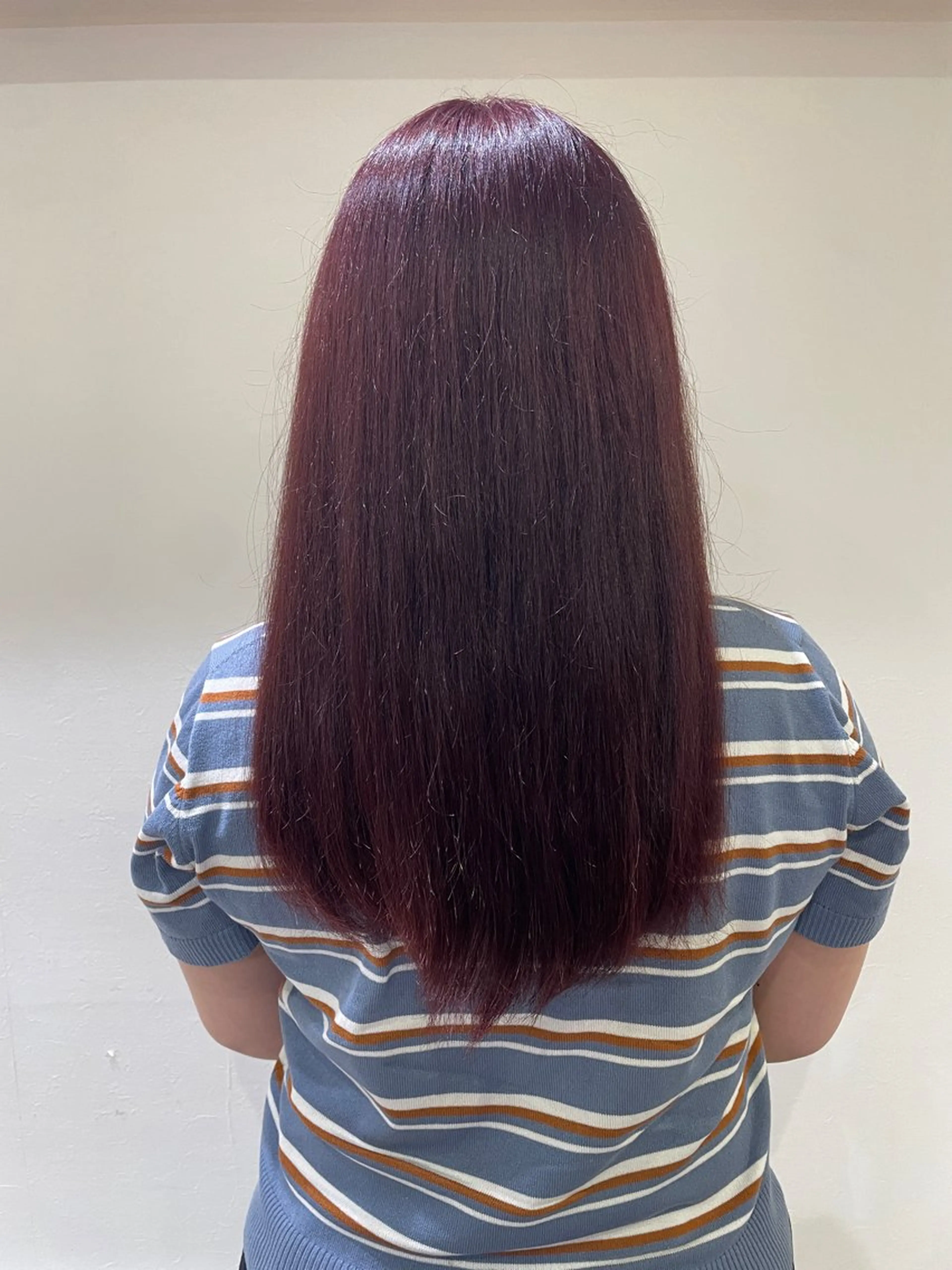 セミロング カラー ブラウンカラー ピンクカラー ピンクブラウン ヘアカラー こころ🎀 カラーモデル様募集中のヘアスタイル