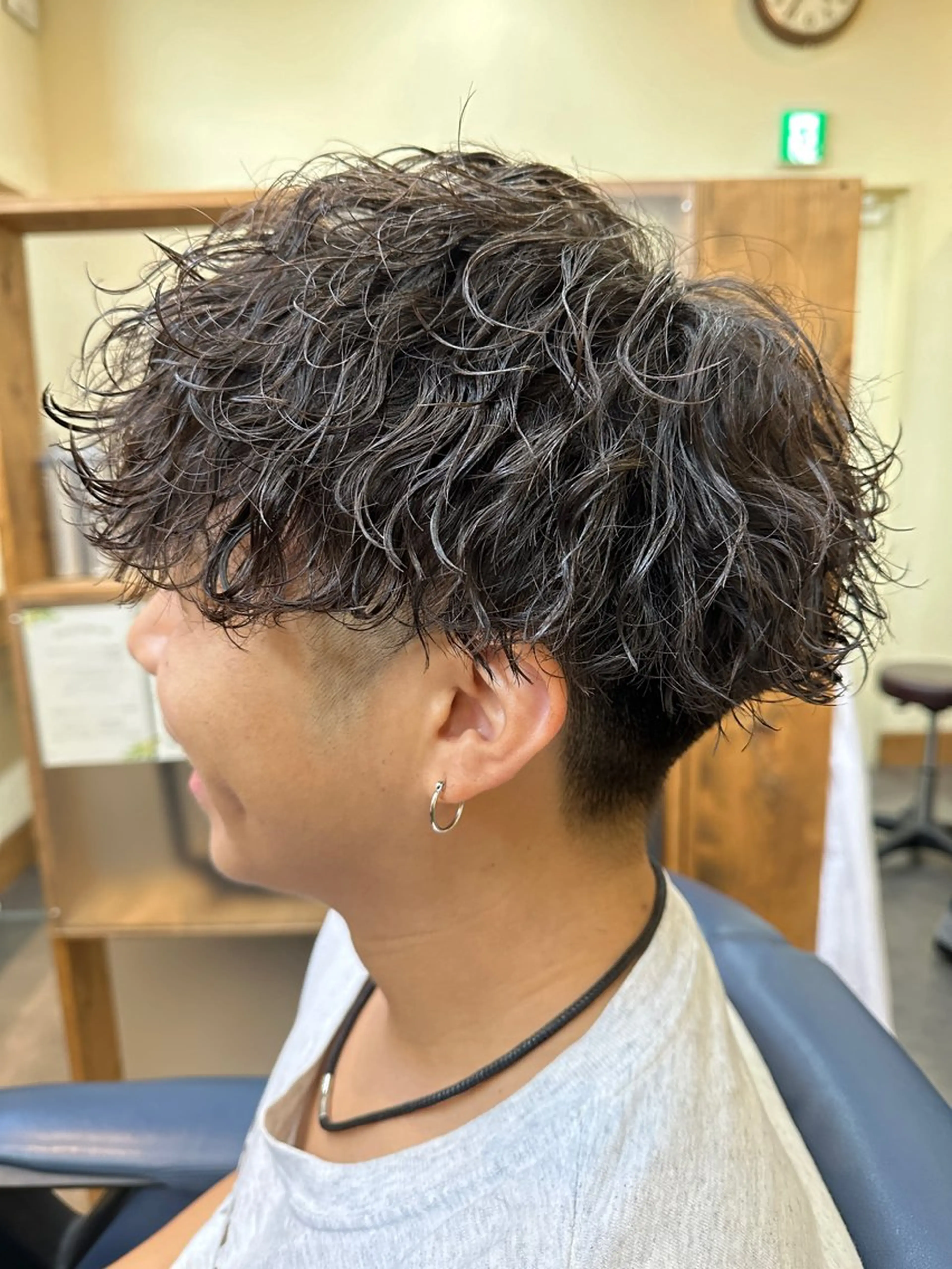 パーマ 石黒 理々花のヘアスタイル