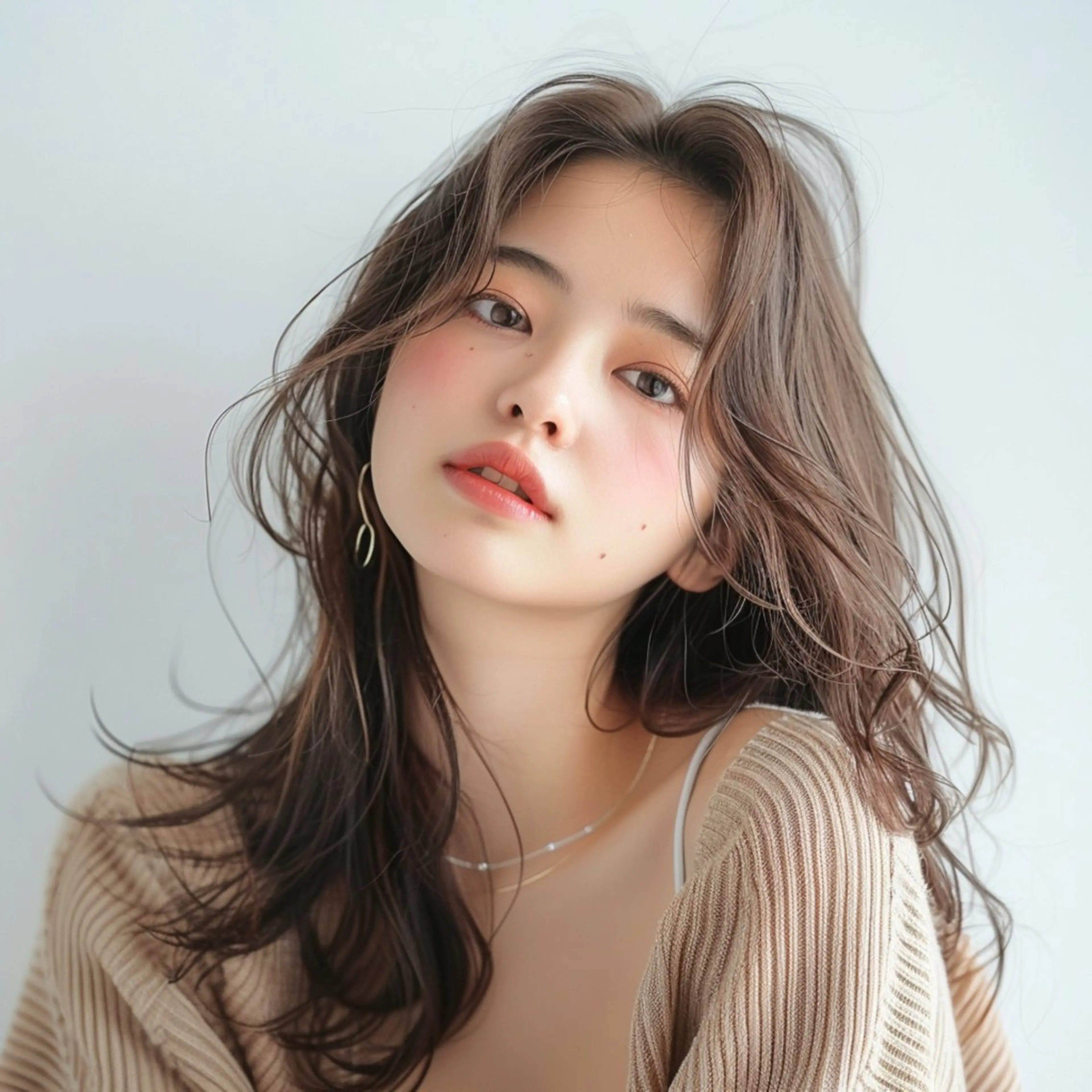 セミロング 緑地公園美容室 neohairのヘアスタイル