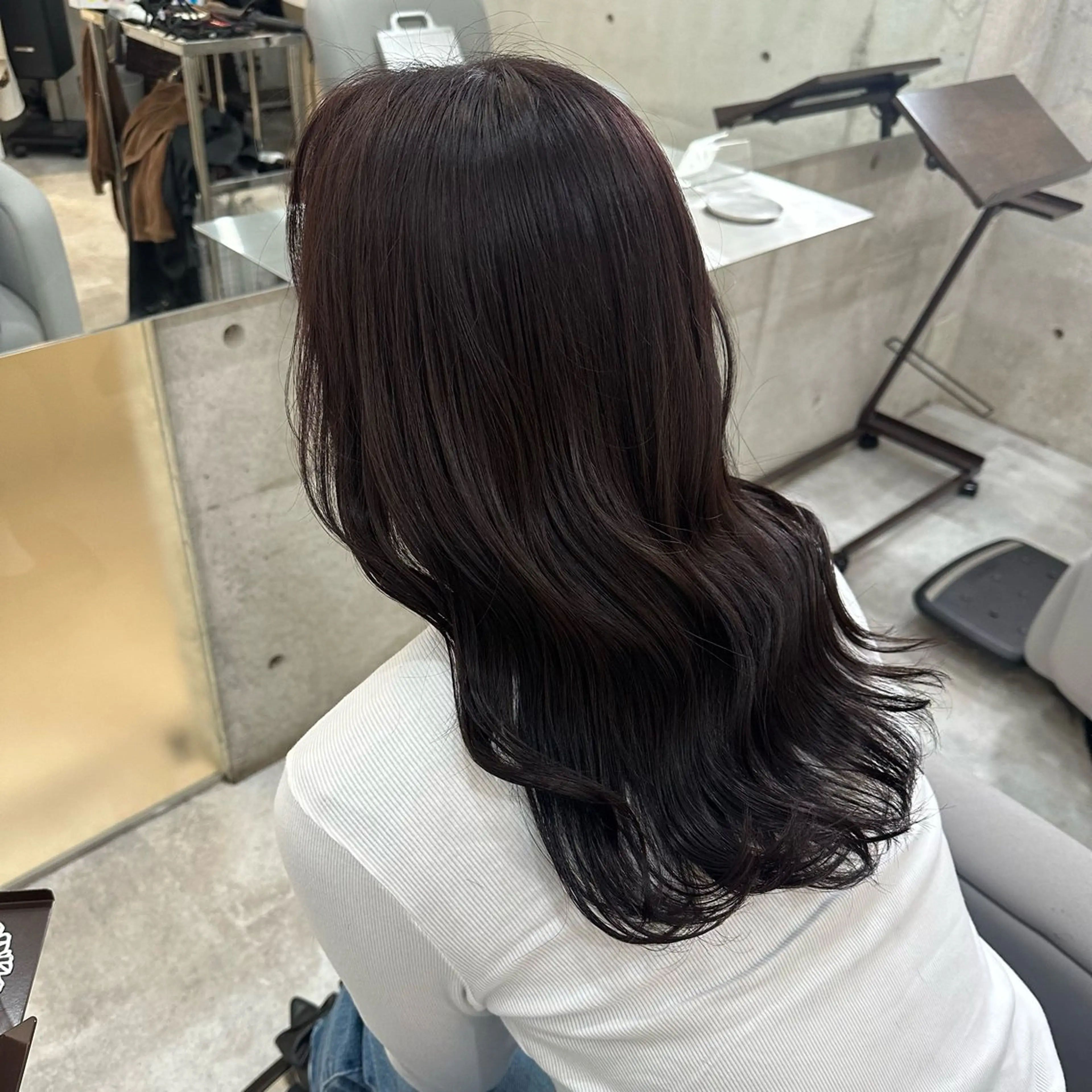 セミロング カラー ラベンダーカラー カット ヘアカラー YUIMARL➰💖 NATSUKIのヘアスタイル