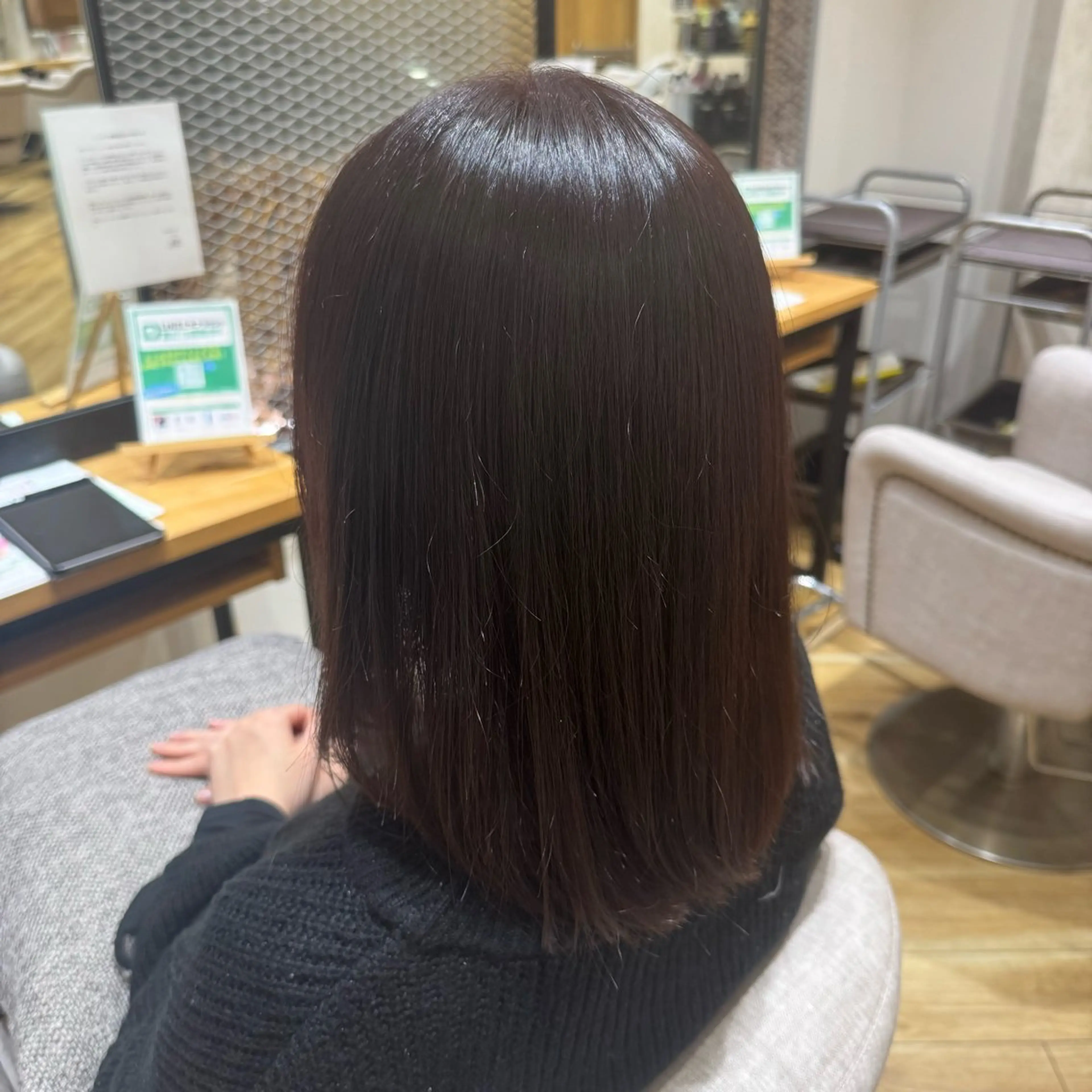 ミディアム カラー ラベンダーカラー ラベンダーピンク ピンクカラー fizelleあべのルシアス店所属・⭐️吉崎 竜也⭐️のヘアスタイル