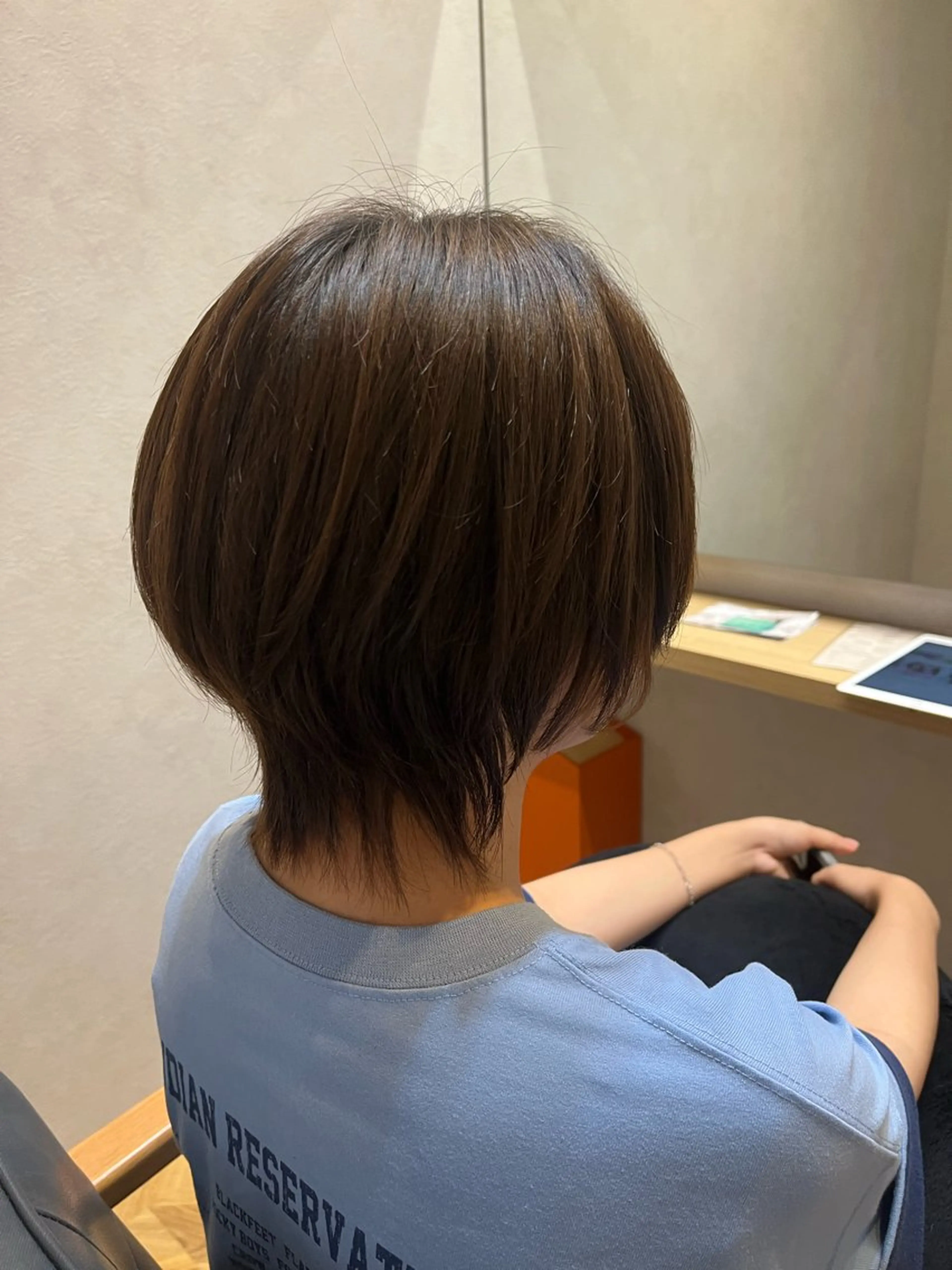 ミディアム 縮毛矯正 トリートメント N°number大分 ナンバーmikotoのヘアスタイル