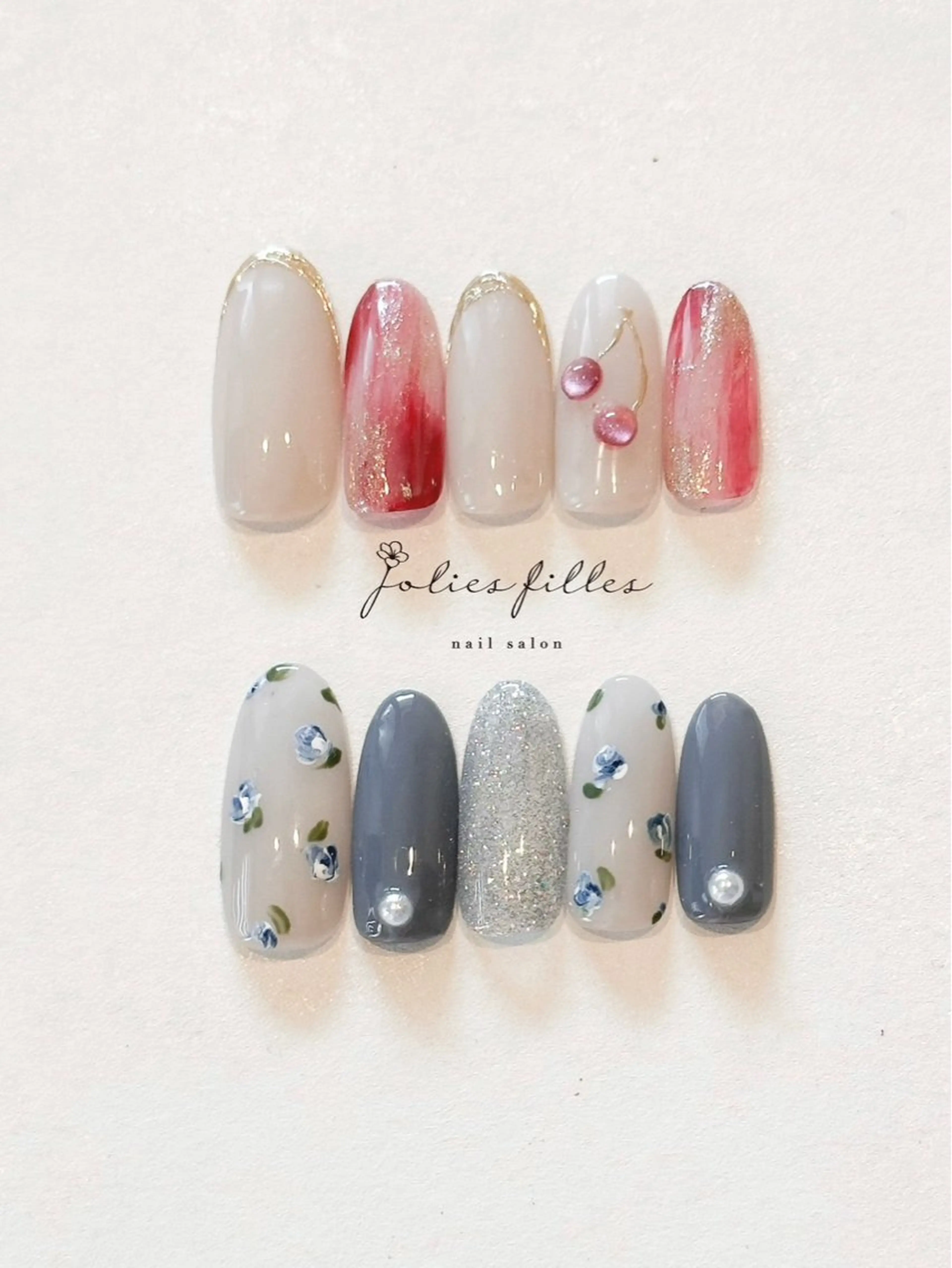 ネイル ハンドネイル ジョリフィーユ 中出のネイルデザイン