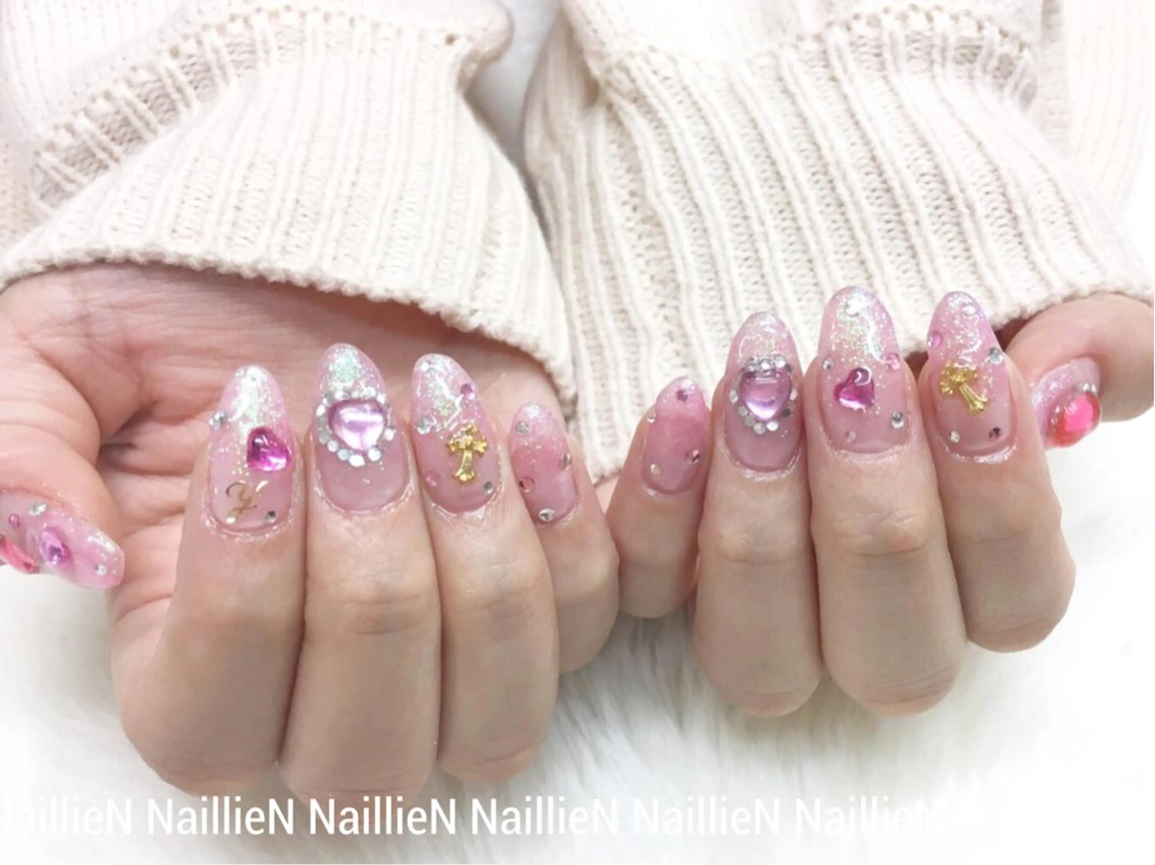 ネイル ピンク Nail lieNのネイルデザイン