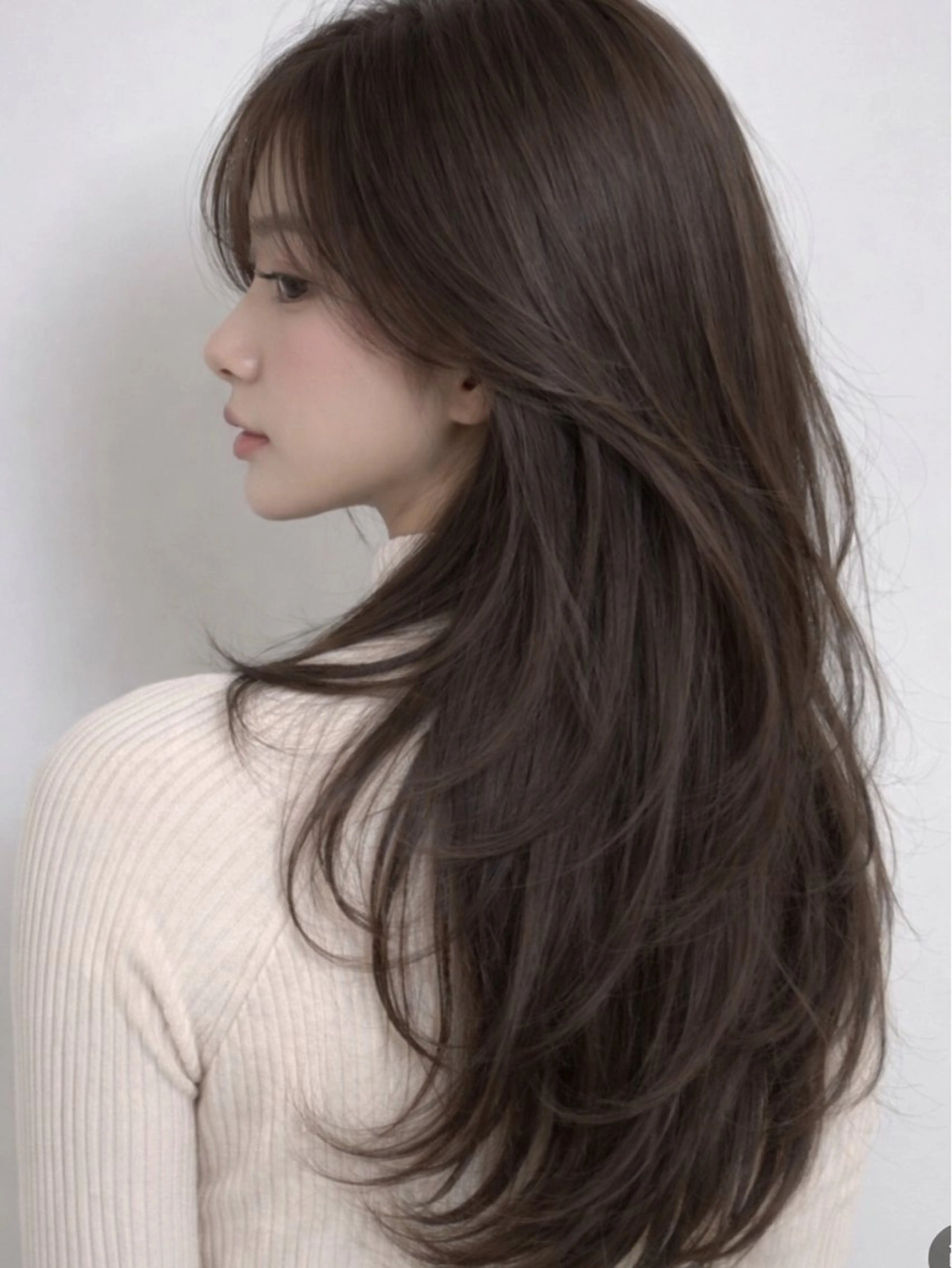 セミロング カット ヘアカラー トリートメント KANA🌷 髪質改善のヘアスタイル