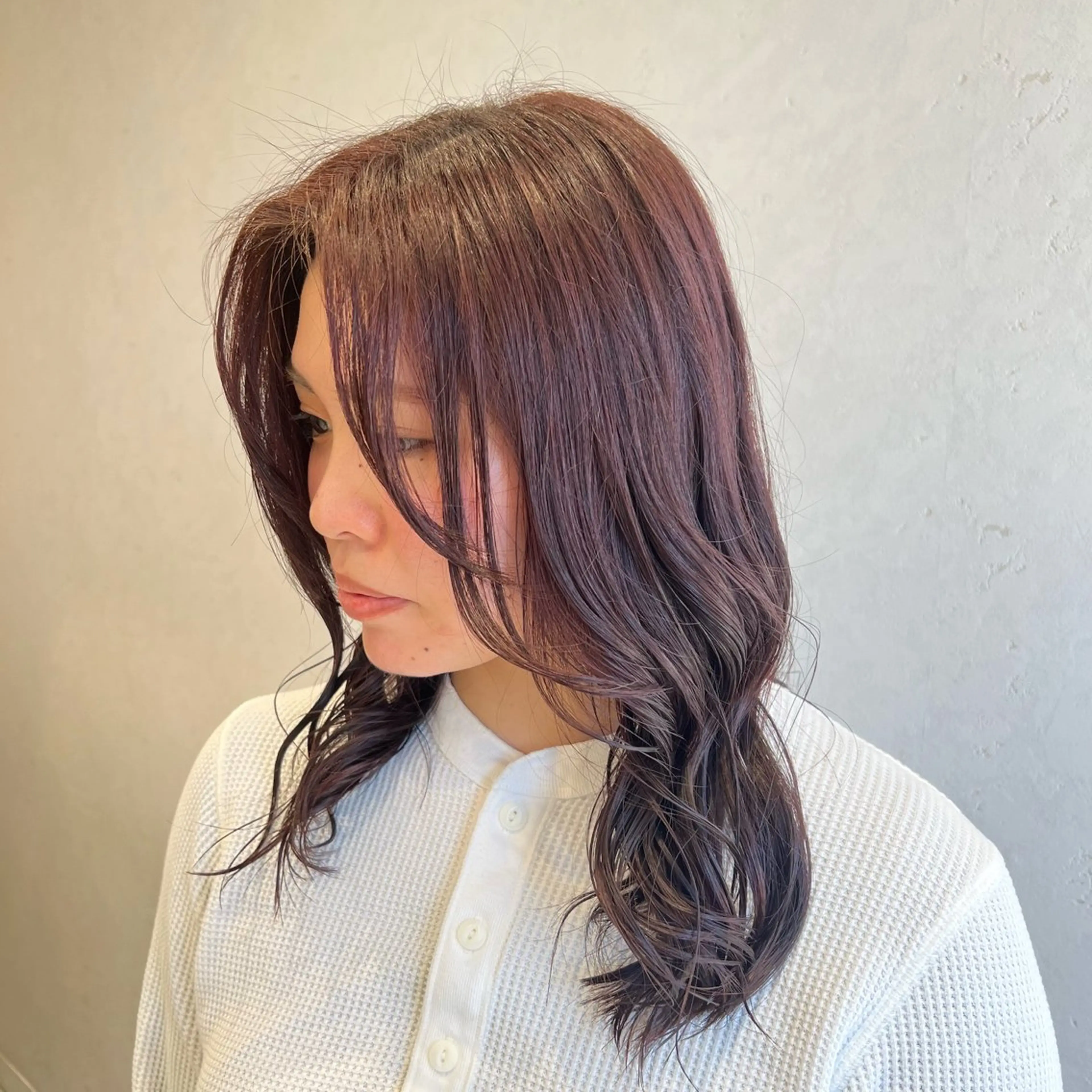 セミロング ヘアカラー トリートメント ボブ／ストレート🎀 harukaのヘアスタイル