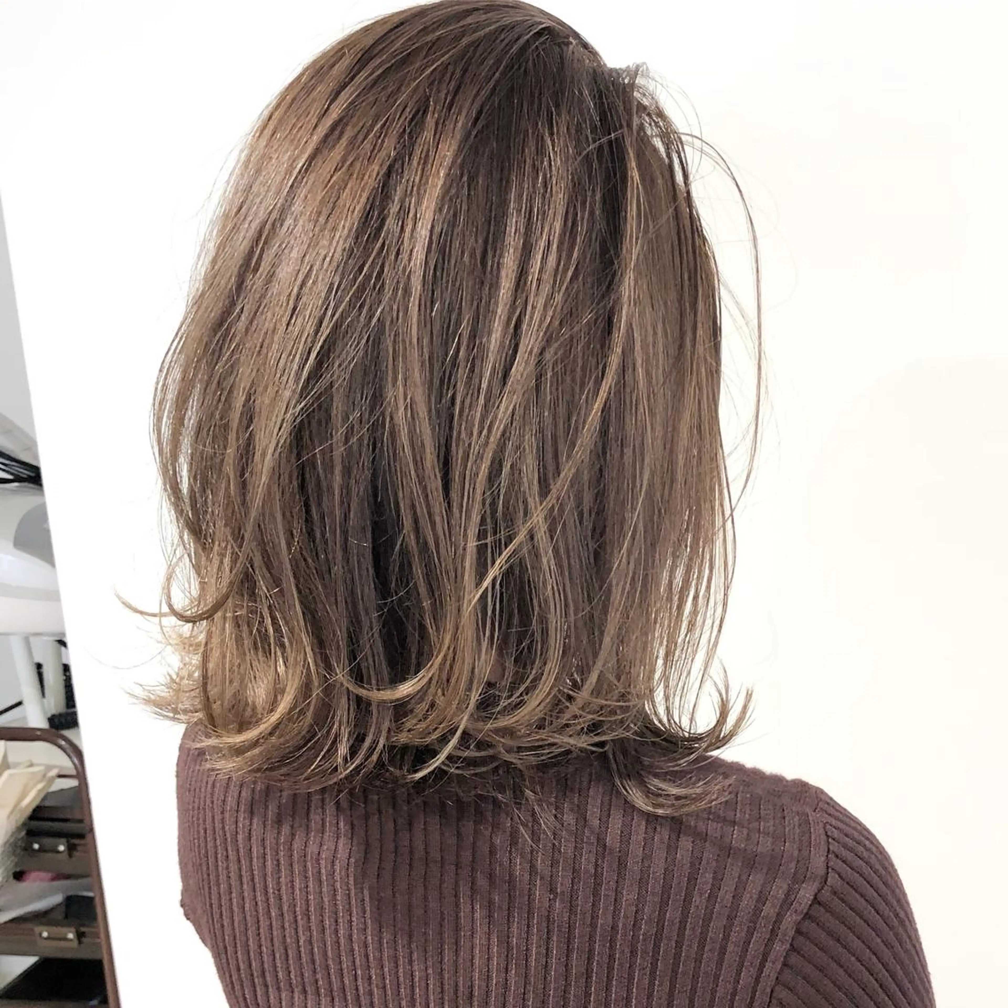 ミディアム タカハシ ユウキのヘアスタイル