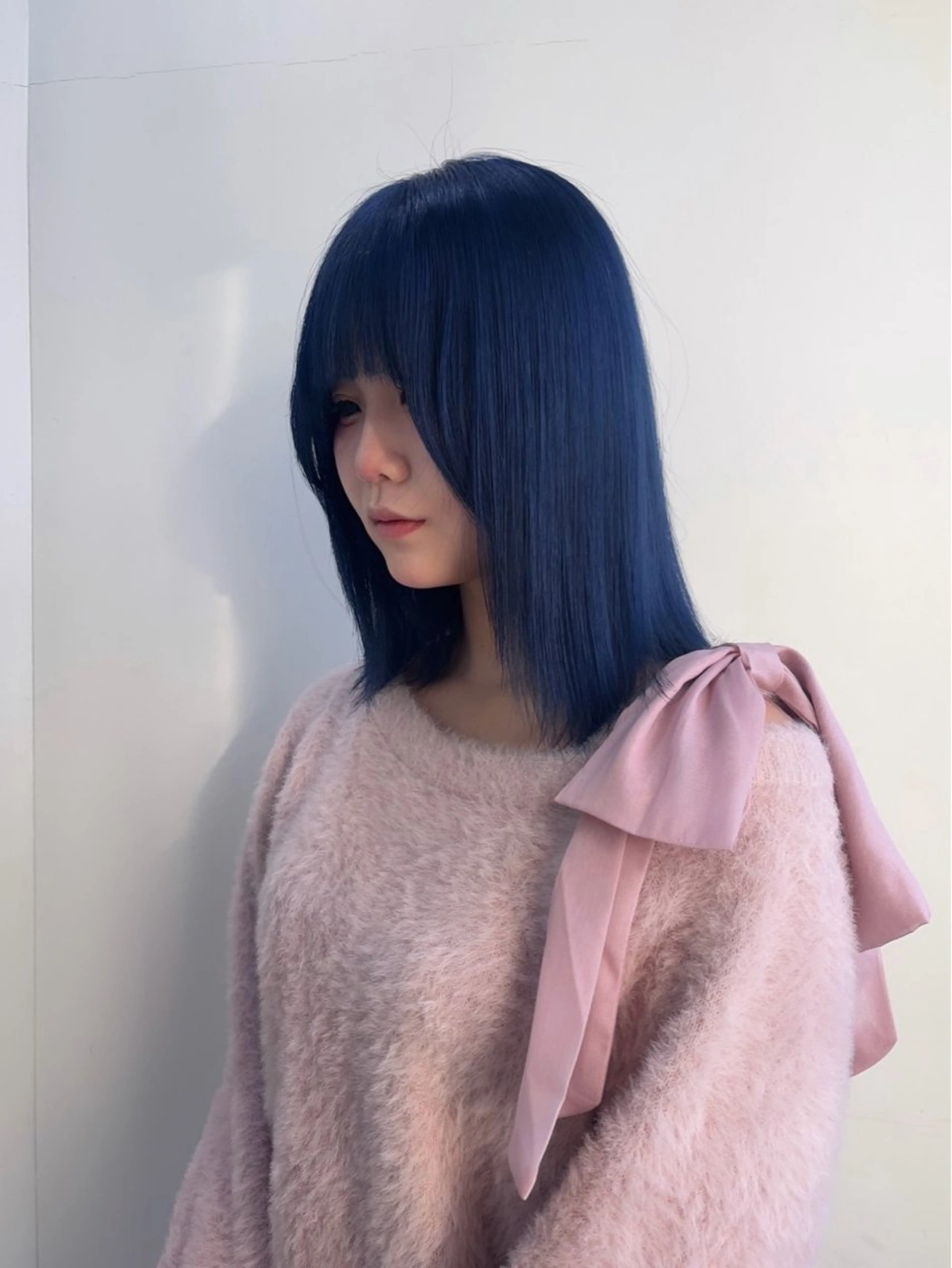 ミディアム カット ヘアカラー トリートメント ☘️かわいいハイトー ン☘️nonokaのヘアスタイル