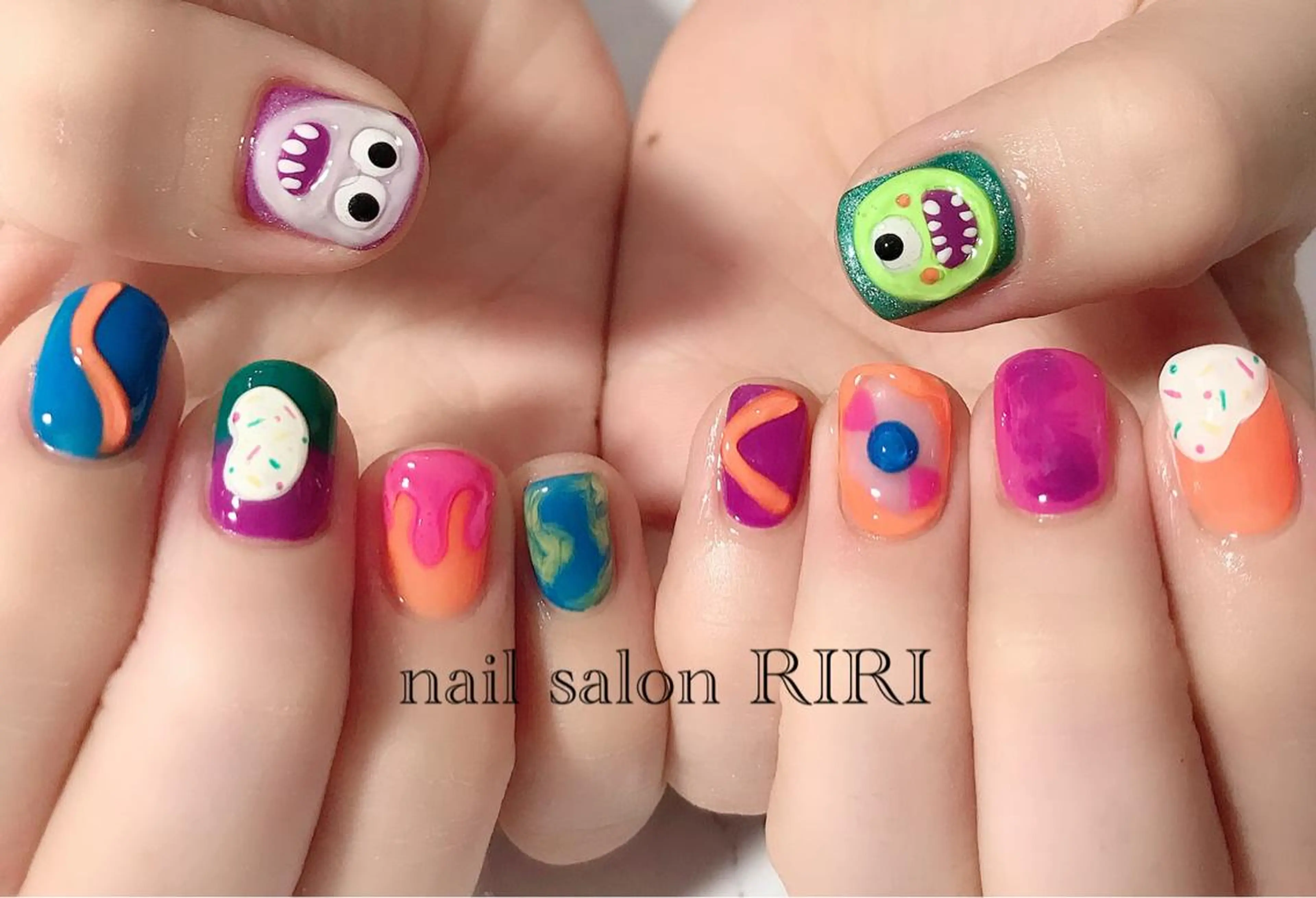 ネイル ハロウィン private  nail  salon RIRI所属・RIRI リリのネイルデザイン