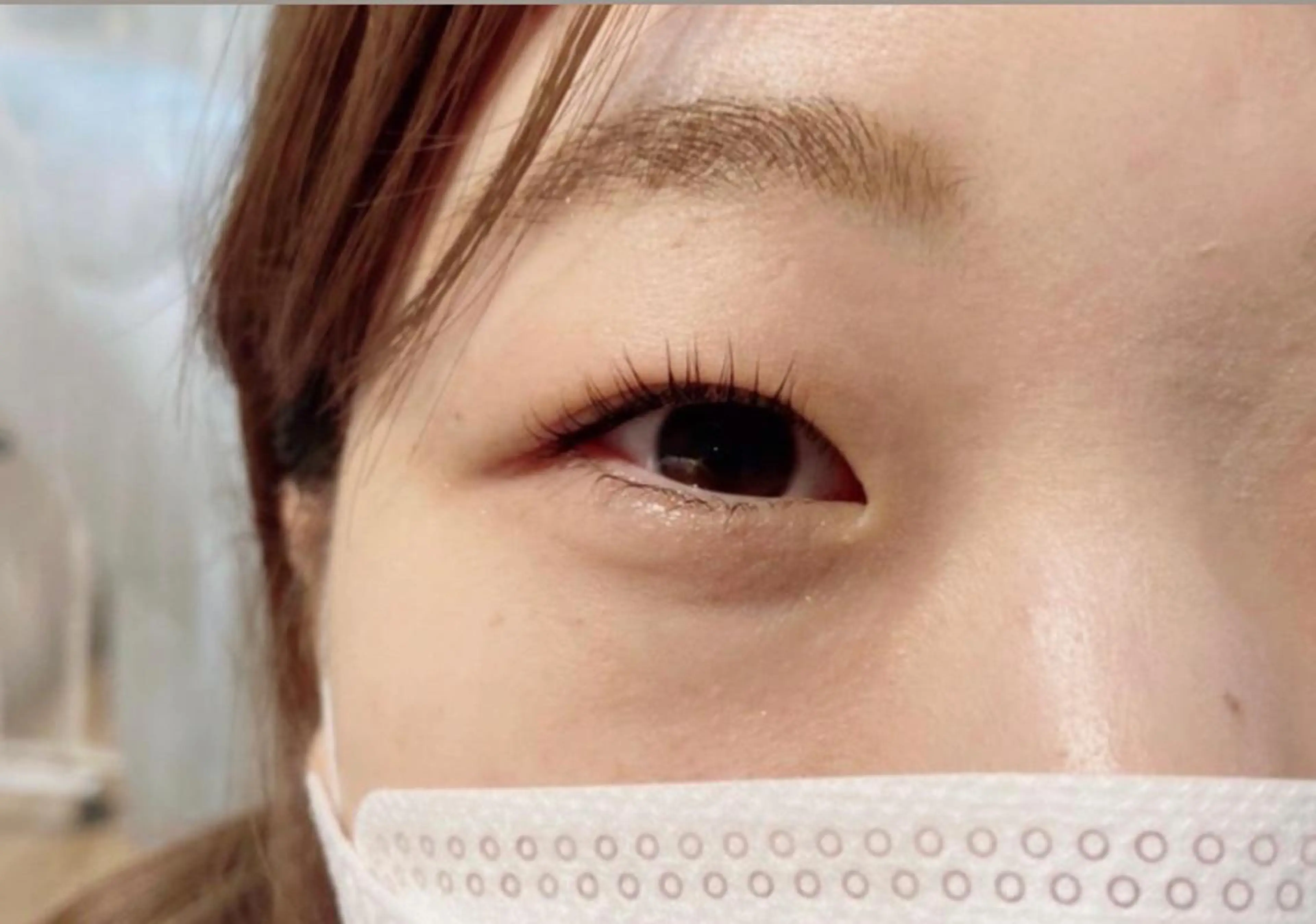 ミディアム カラー パーマ ヘアアレンジ メンズ キッズ ネイル マツエク・マツパ ミディアムパーマ メンズパーマ まつげパーマ マツパ muk. 尾崎のマツエク・マツパデザイン