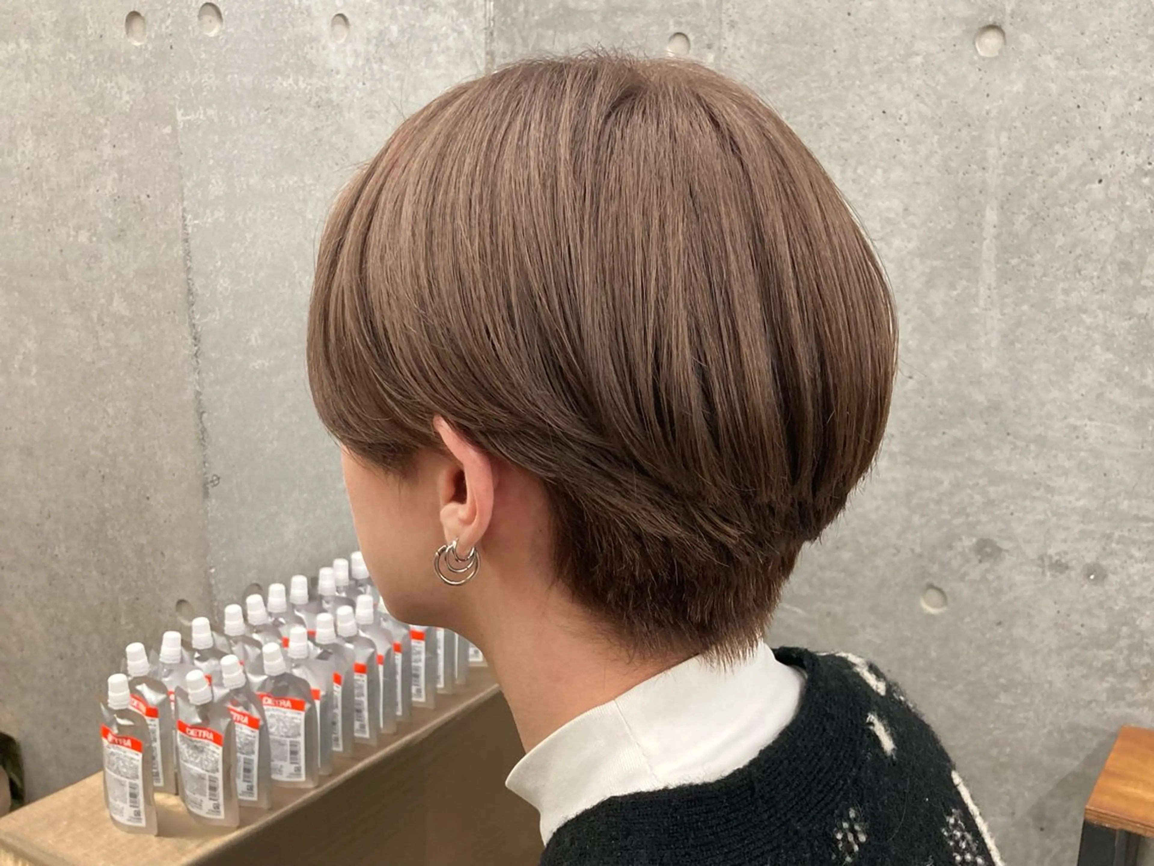 ⛓️メンズ限定⛓️カット+ブリーチ+艶カラー🍯+うる艶トリートメント付の写真