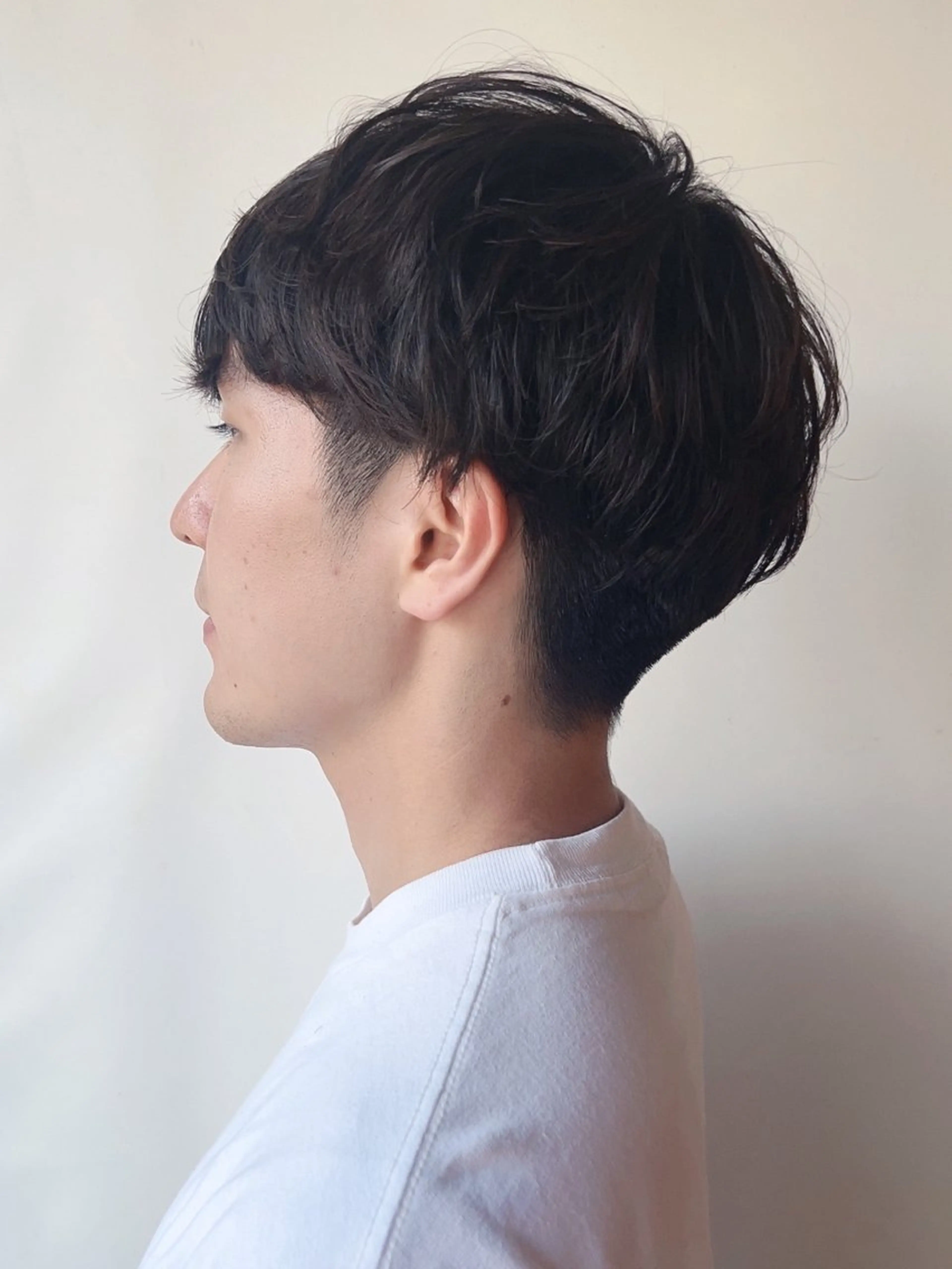 ショート メンズ morio from london所属・松岡彩華 ボブ /グレージュのヘアスタイル