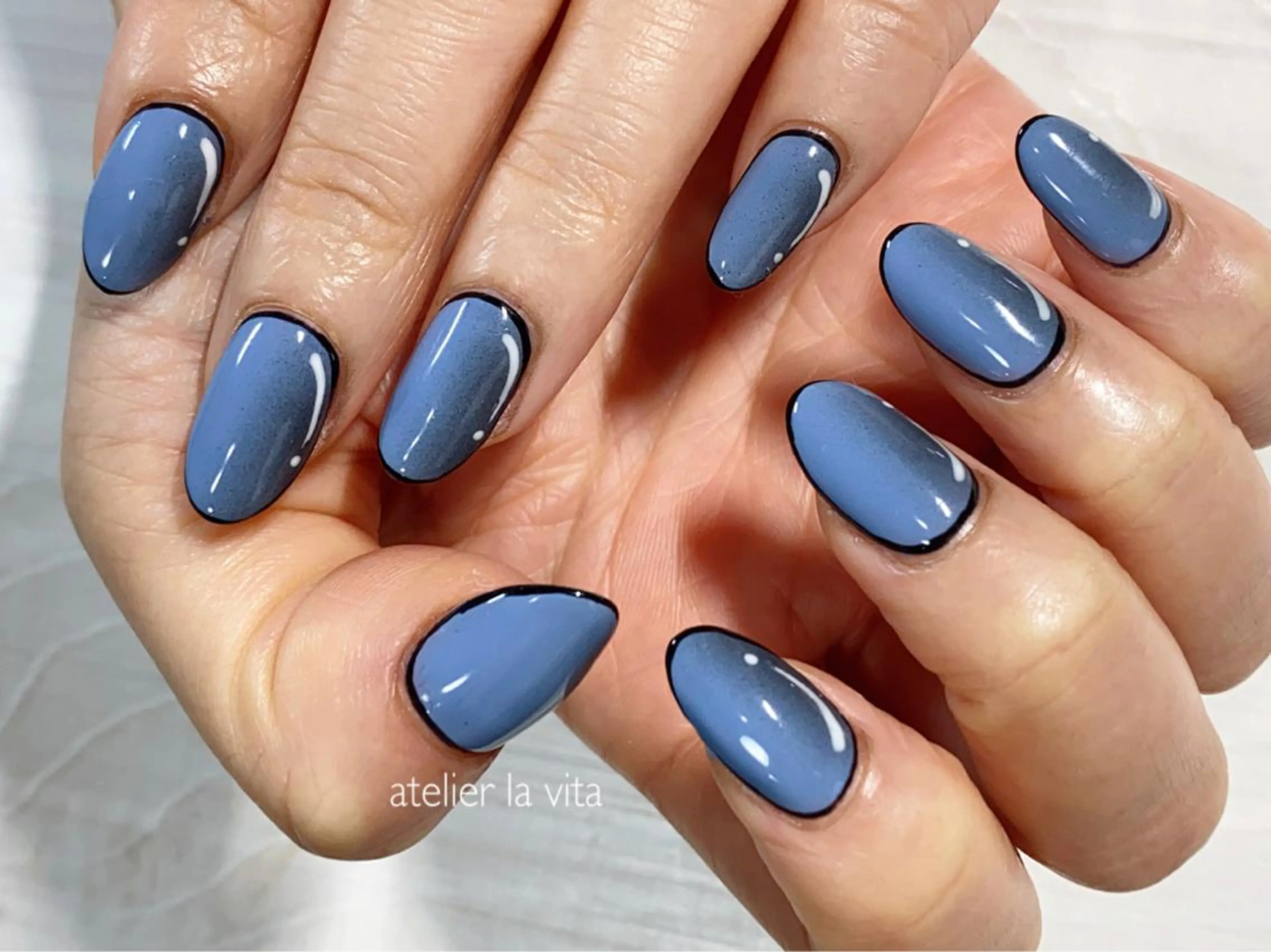 ネイル アートネイル ワンカラーネイル シンプルネイル ハンドネイル atelier la vita所属・lavita. mimuraのネイルデザイン