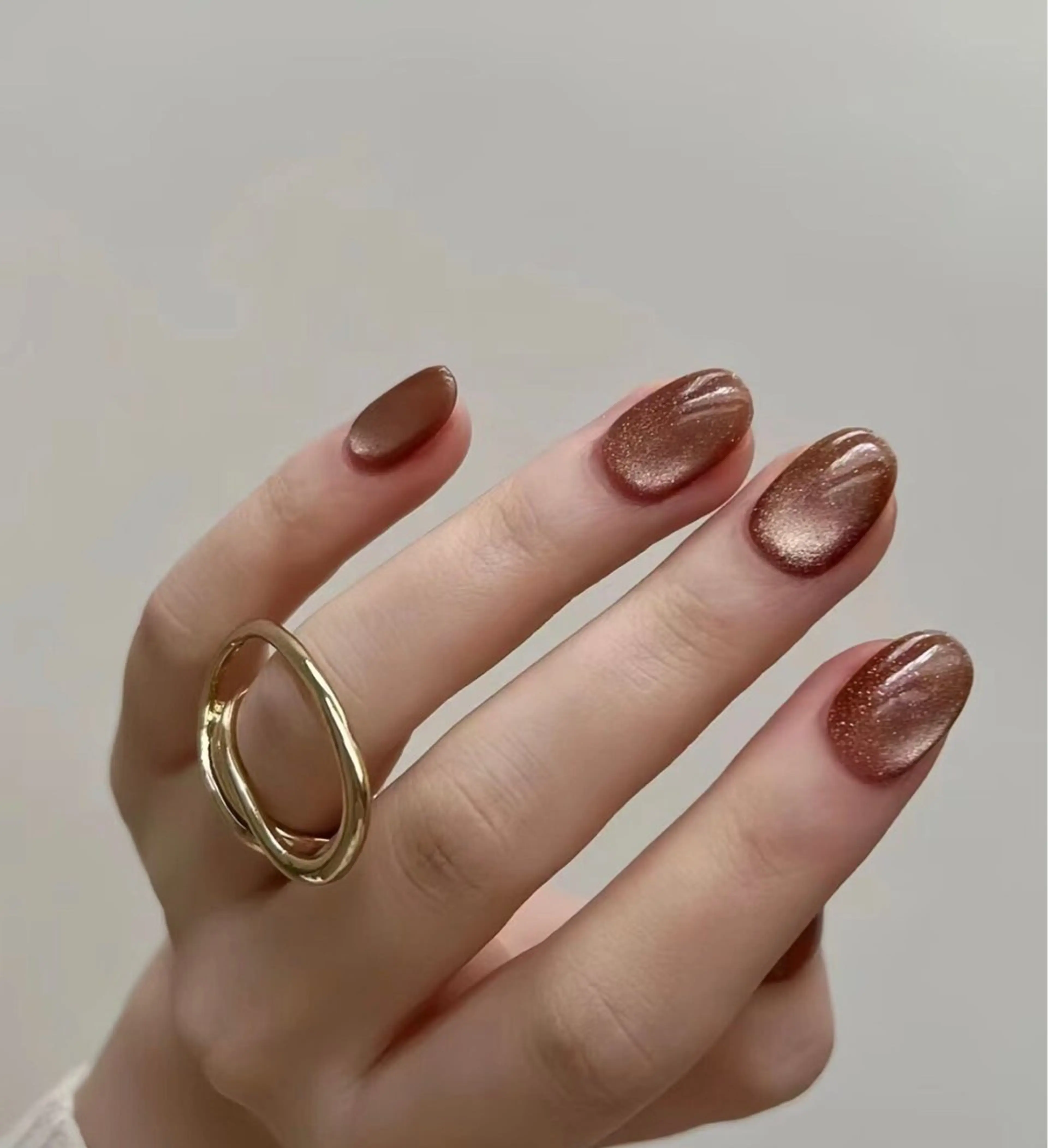 ネイル マグネットネイル マグネットワンカラー ワンカラーネイル enju0422所属・谷口 雪のネイルデザイン