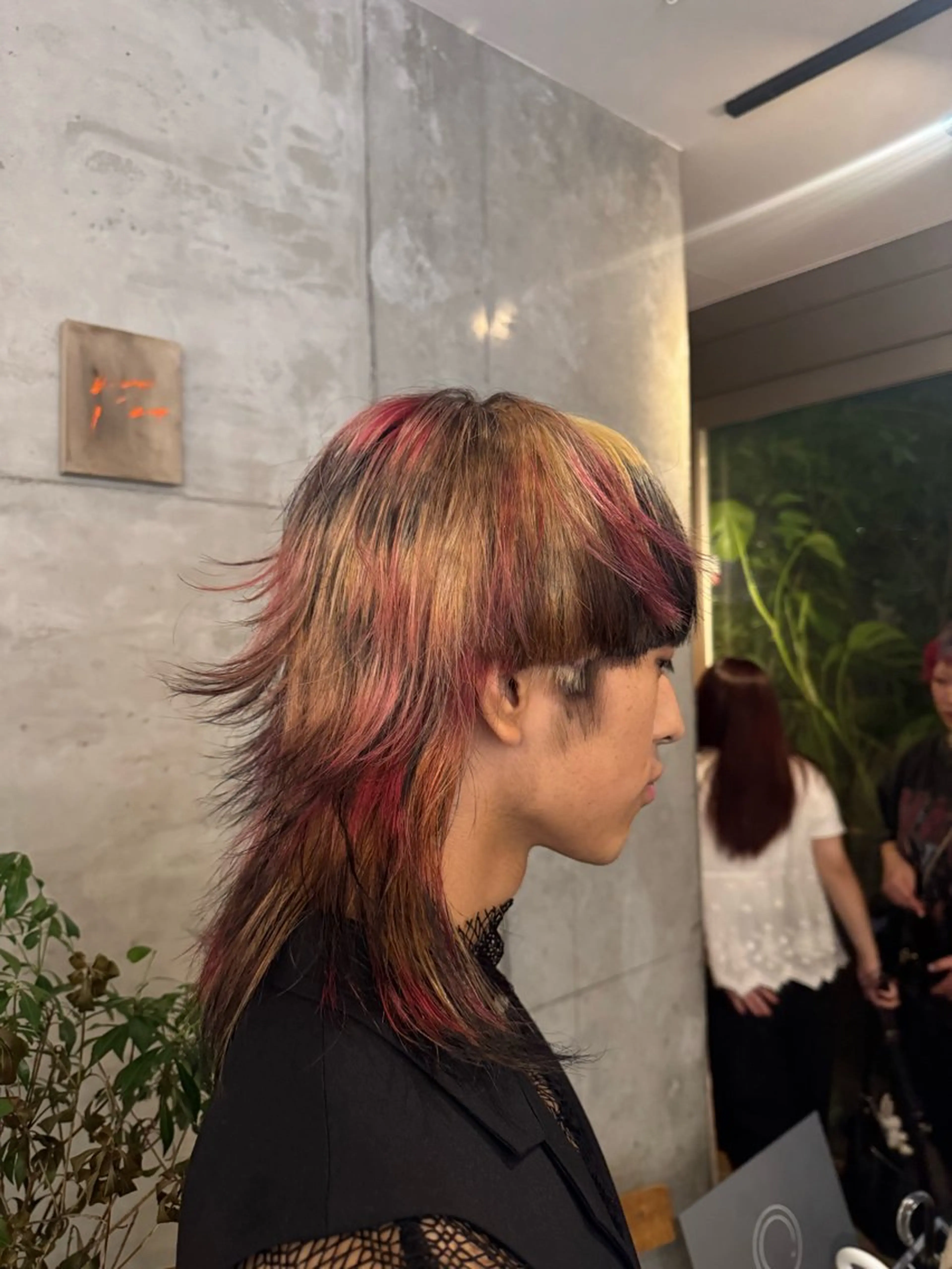 カラー 池田 蓮のヘアスタイル