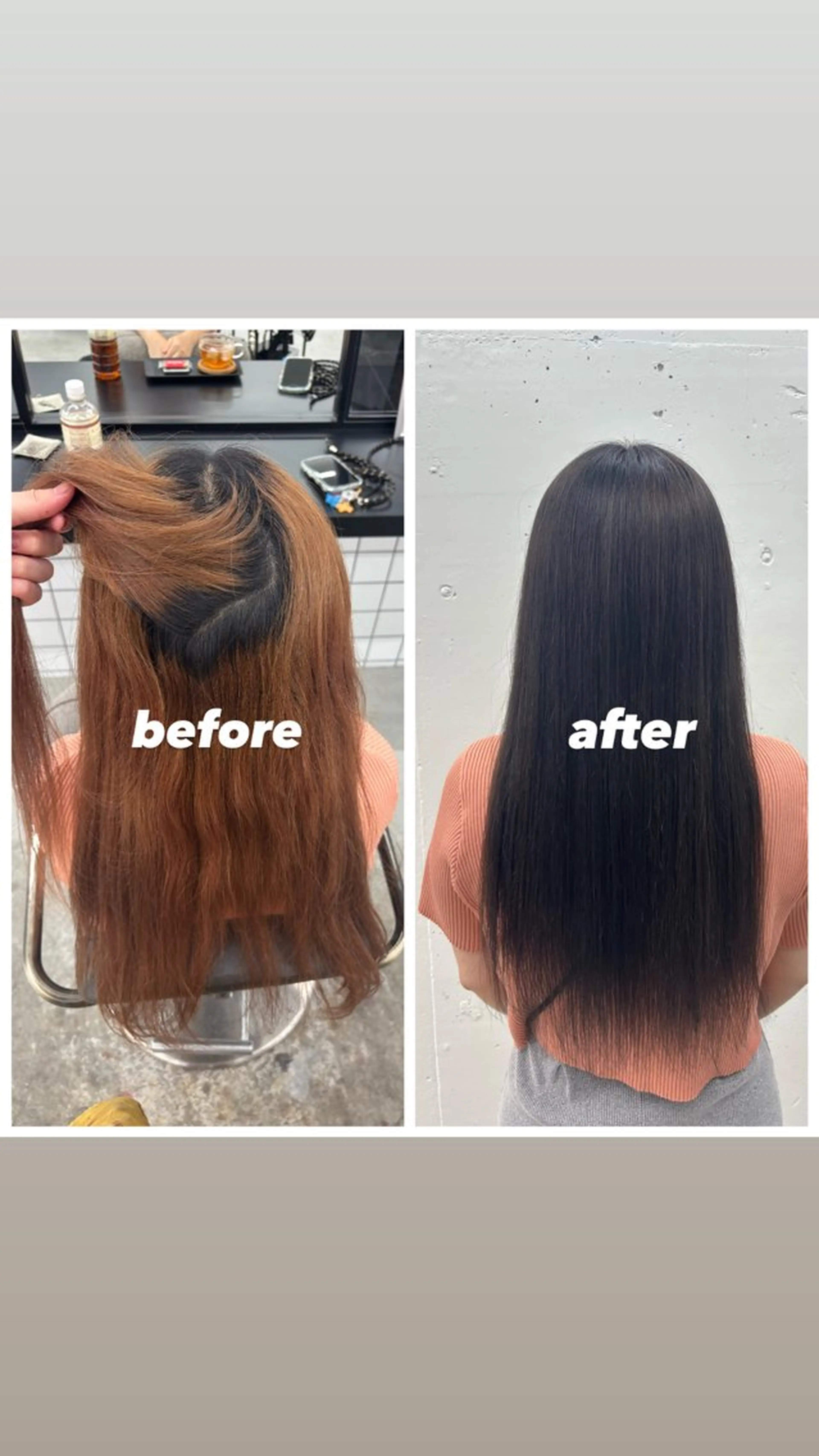 ロング カラー ブリーチ ダークグレー ダークグレージュ グレージュ ヘアカラー トリートメント ヘッドスパ 🌼あいり🌼 JILLSTUDIOのヘアスタイル