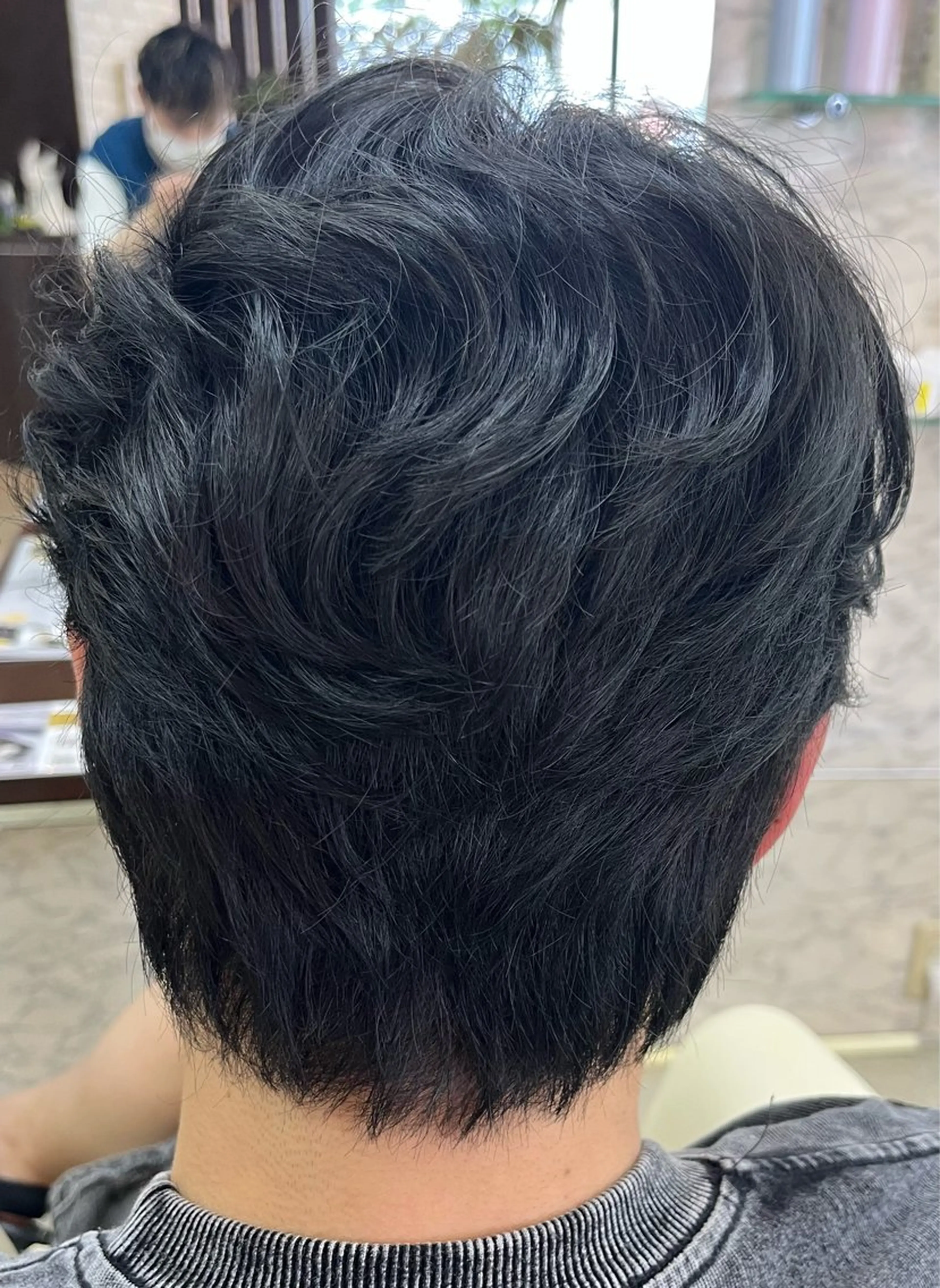 ミディアム ヘアアレンジ メンズ カット SIKIBU  FUKUYAMA所属・熊谷 拓海のヘアスタイル