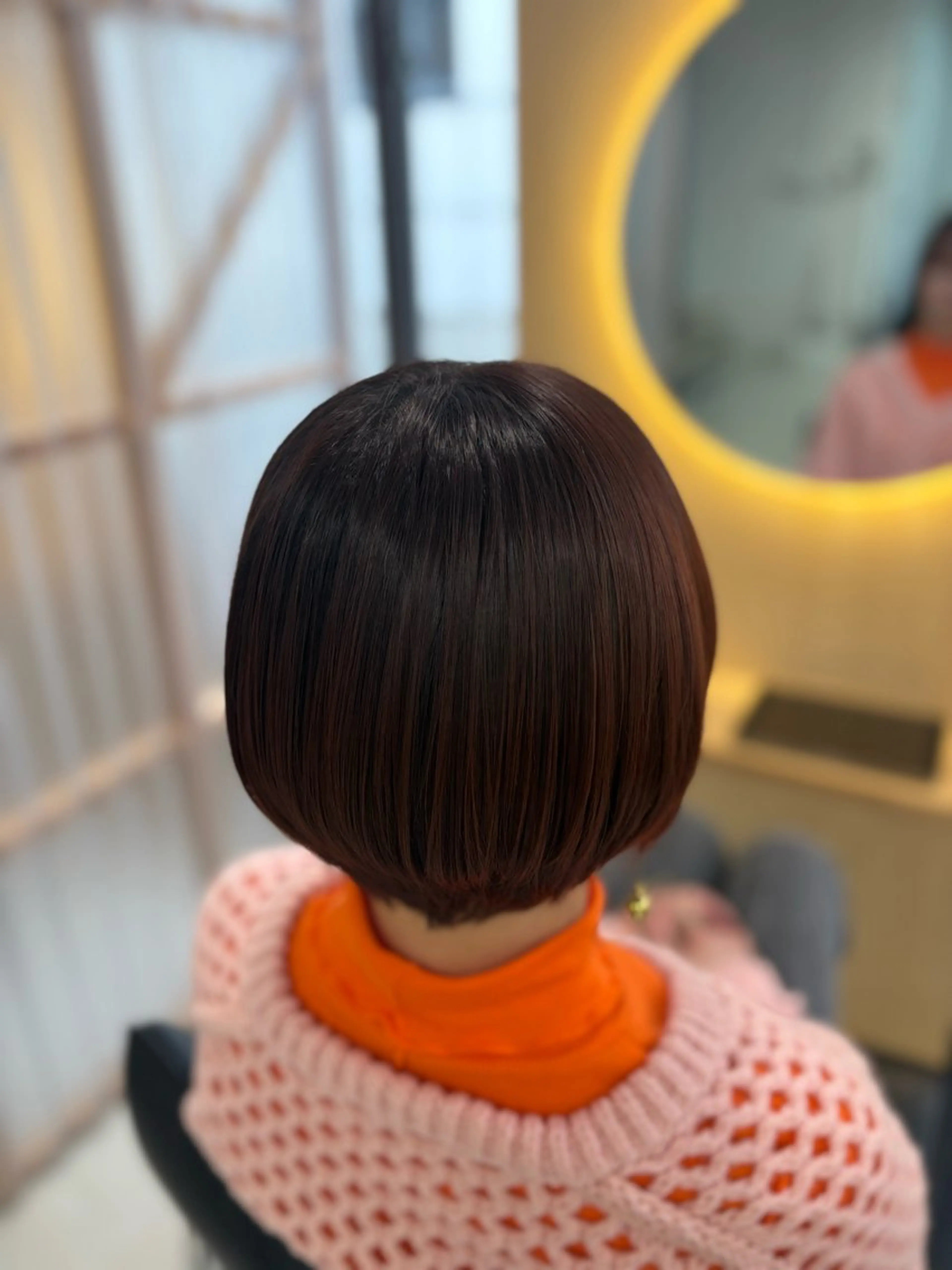 女性限定👧🏻カット＋カラー🦔‎（おしゃれ染めの全体染めドライ、ブロー込み）ロング料金なしの写真