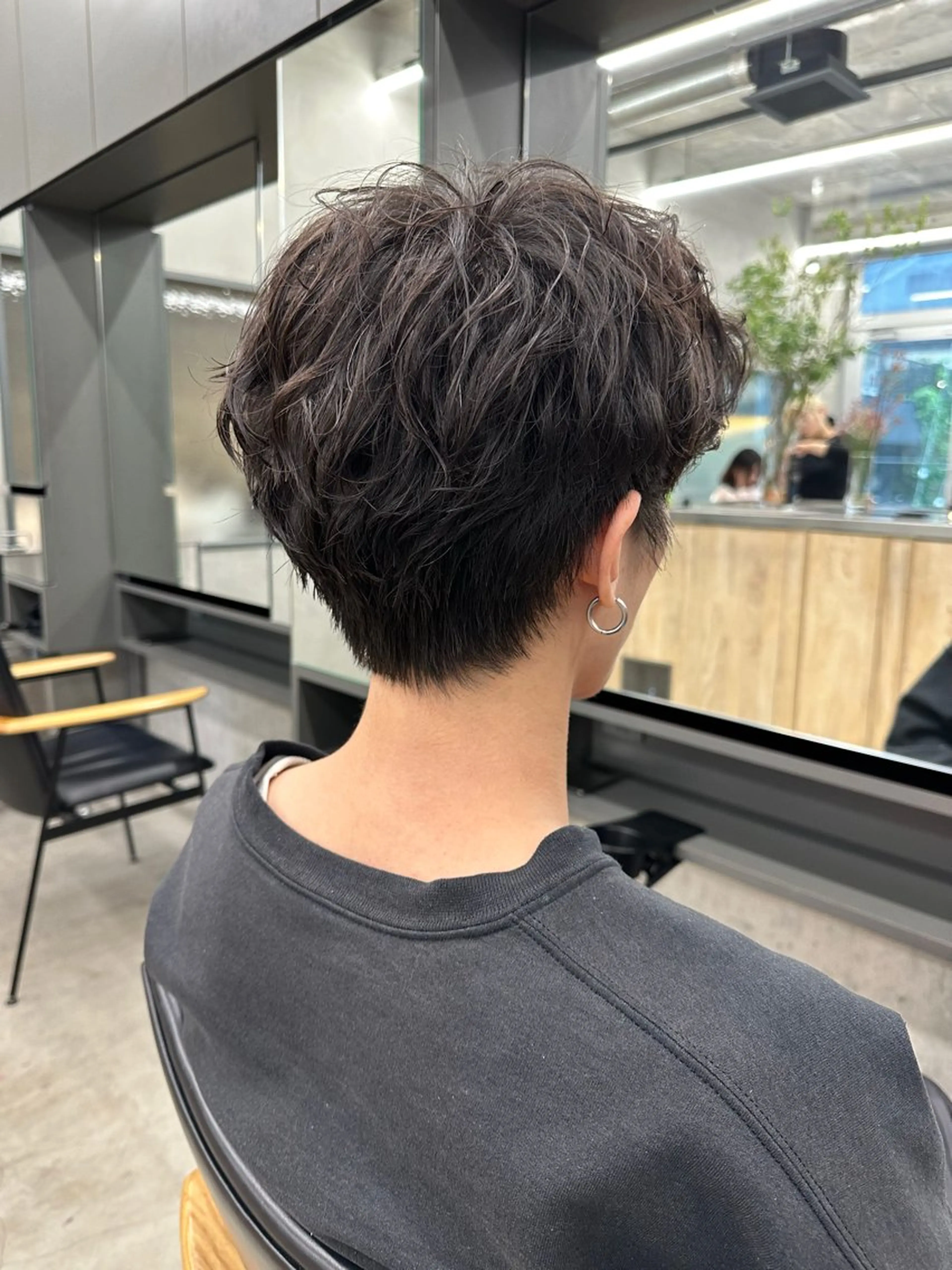 パーマ メンズ ボブ/似合わせカット /ニュアンスカラーのヘアスタイル